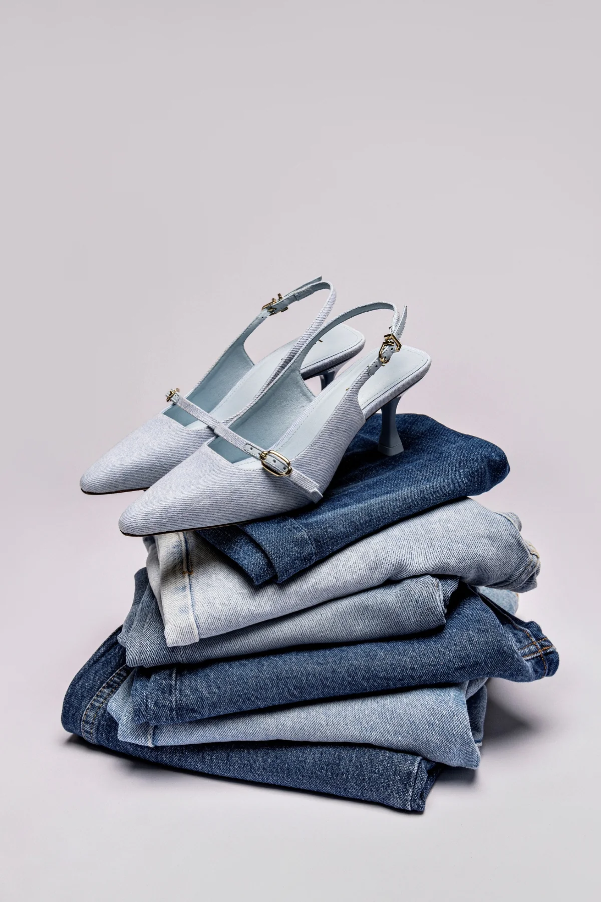 Ines Pump In Maya Denim