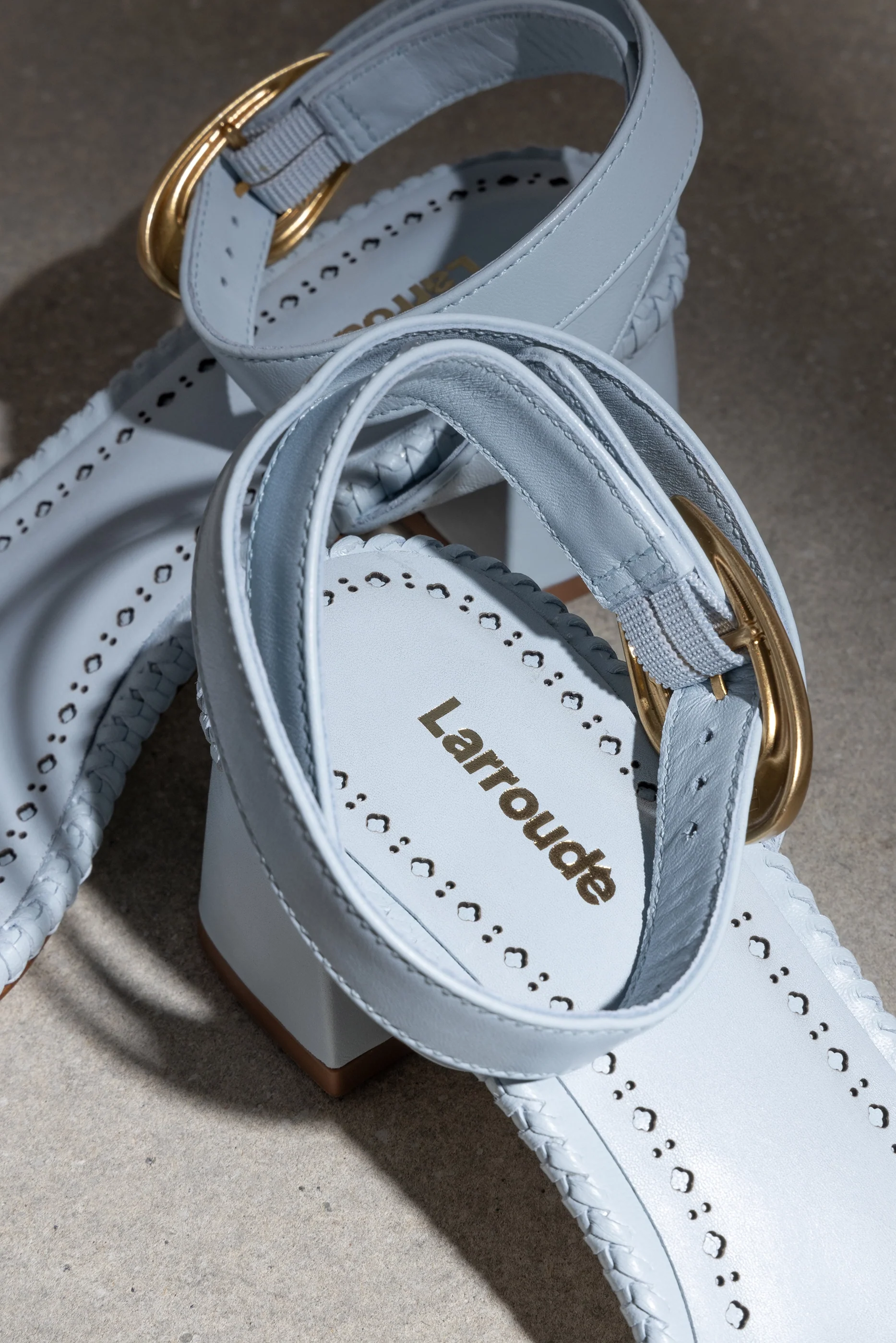 Verona Block Sandal In Maya Leather