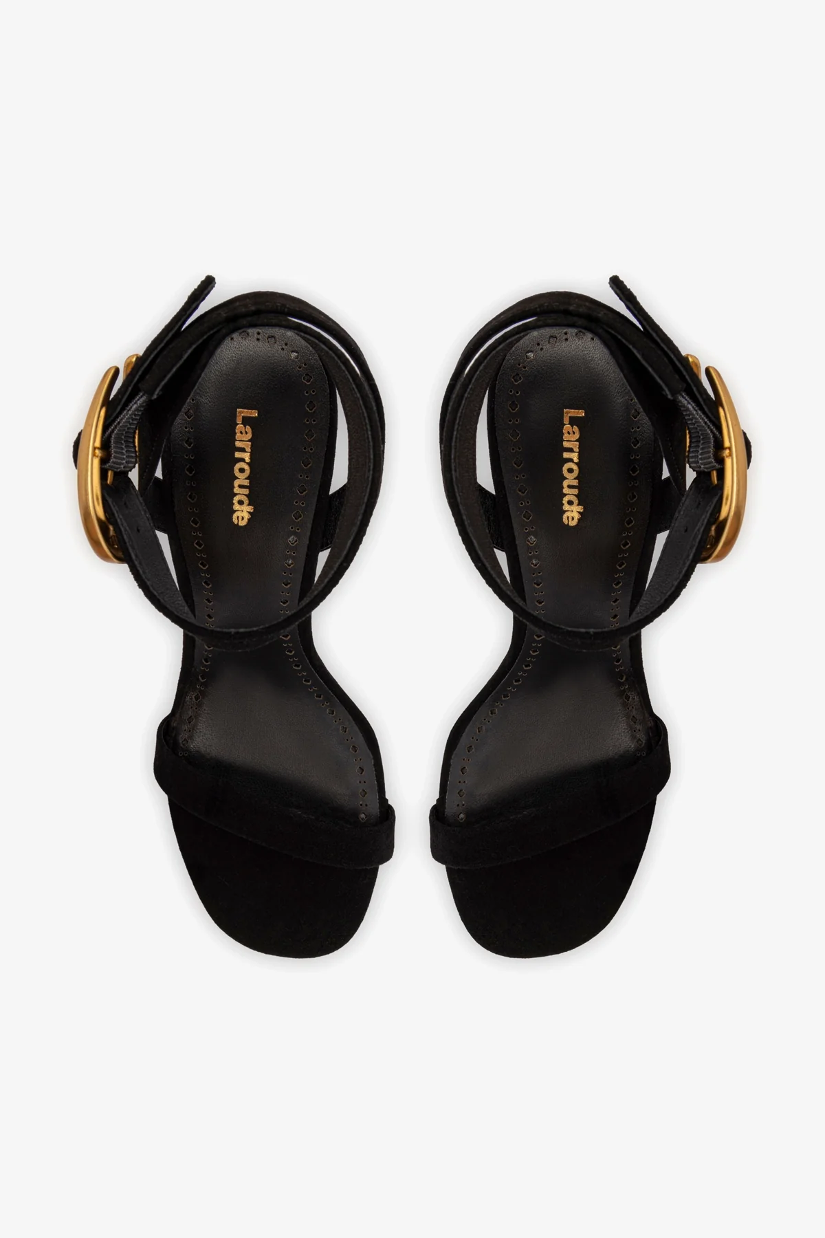 Verona Sandal In Black Suede