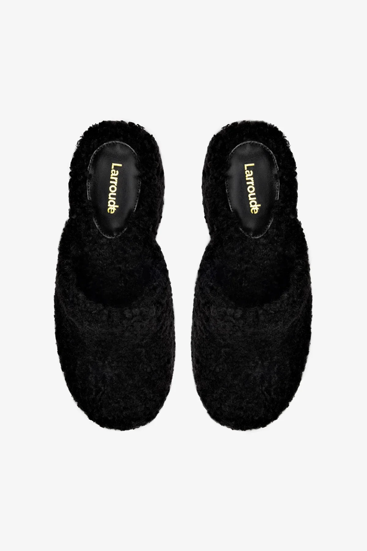 Miso Clog In Black Shearling