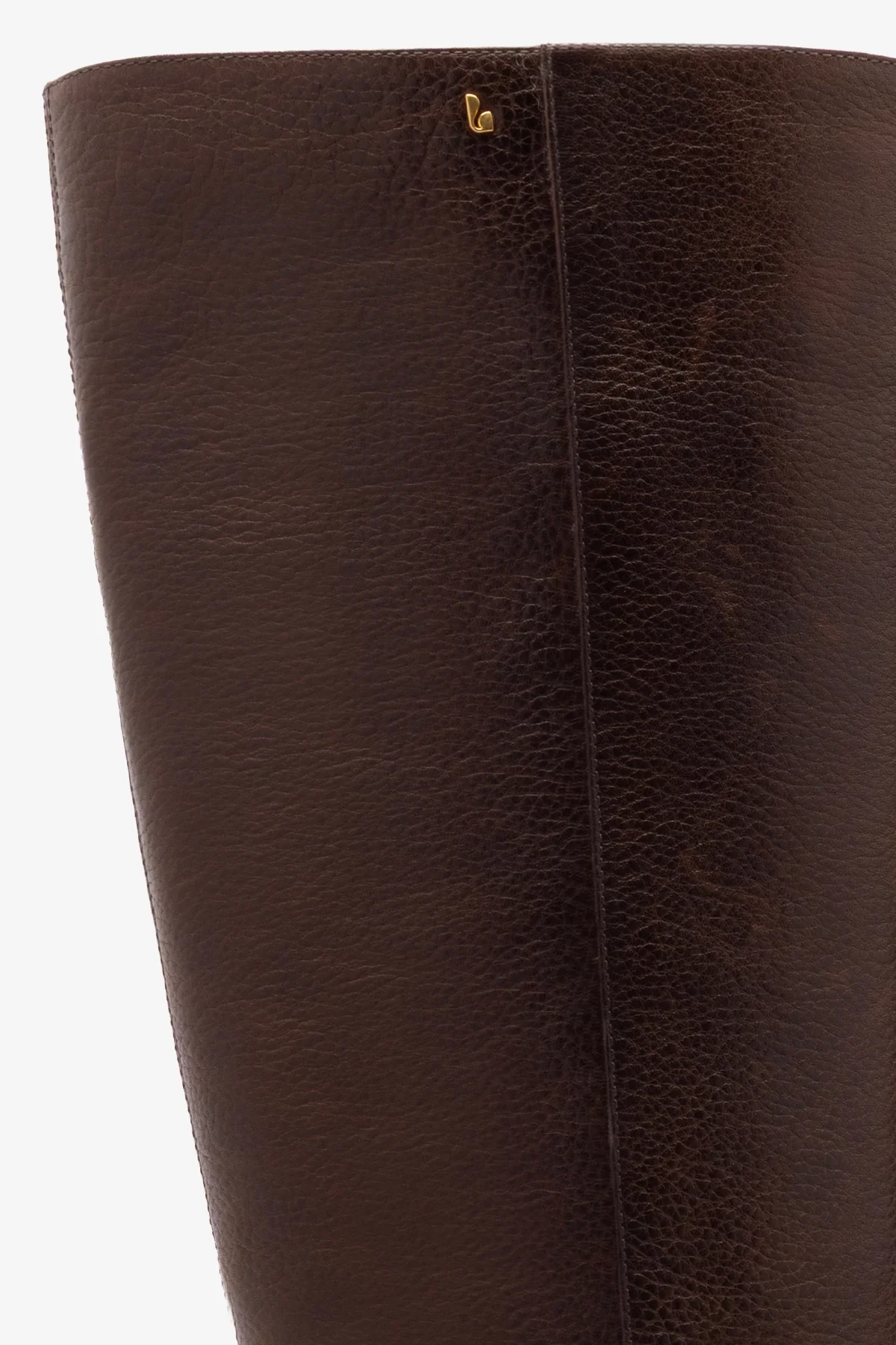 Anne Lugsole Boot In Brown Leather