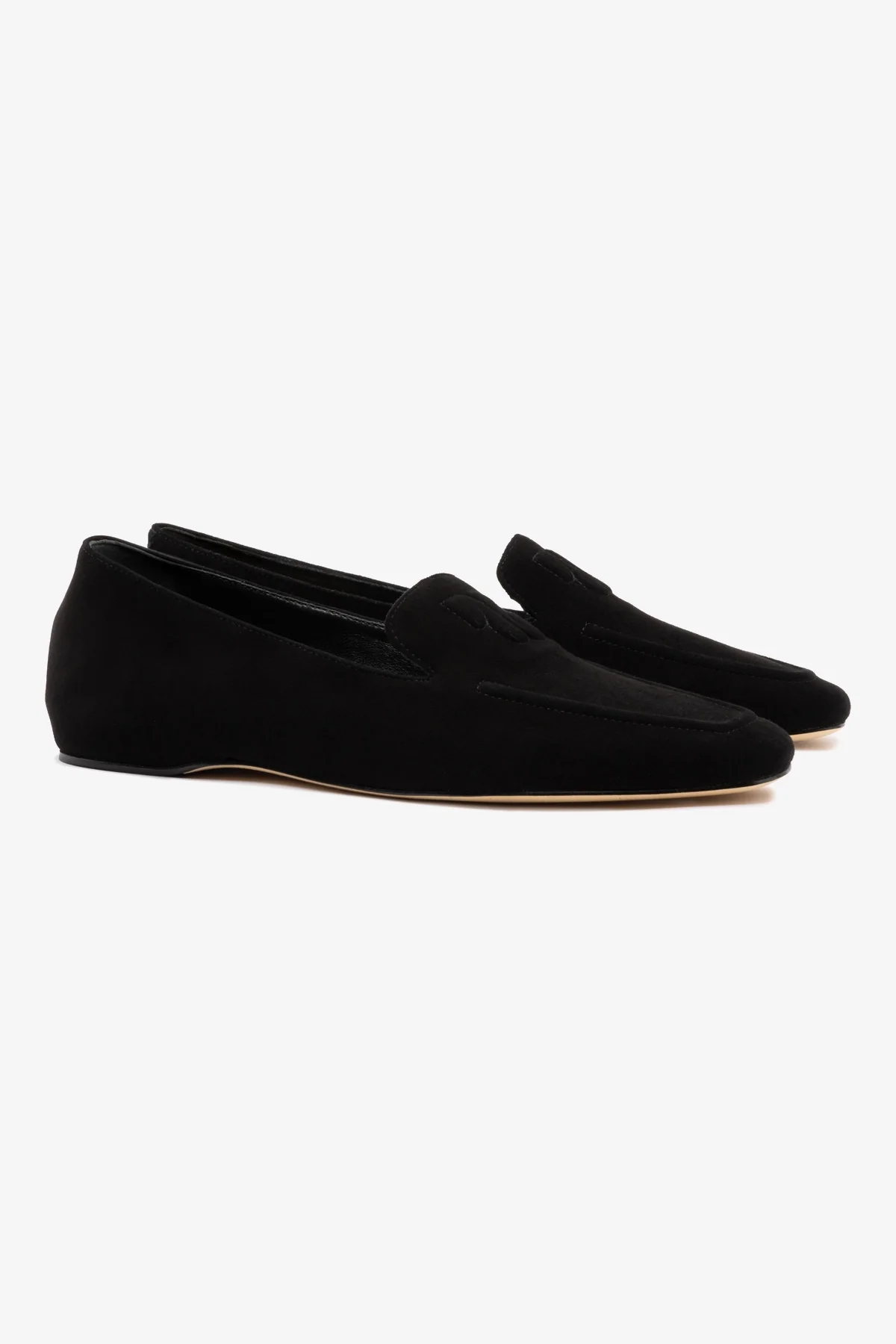 Penny Loafer In Black Suede