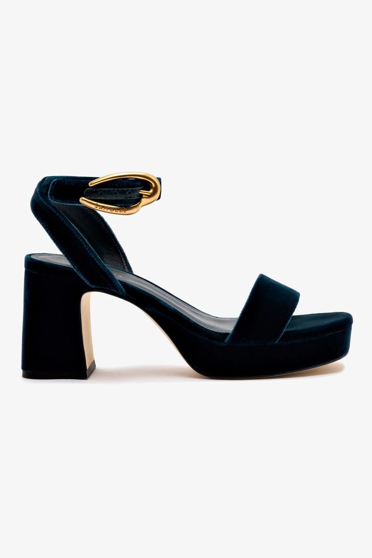 Dolly Verona Low Sandal In Deepsea Velvet