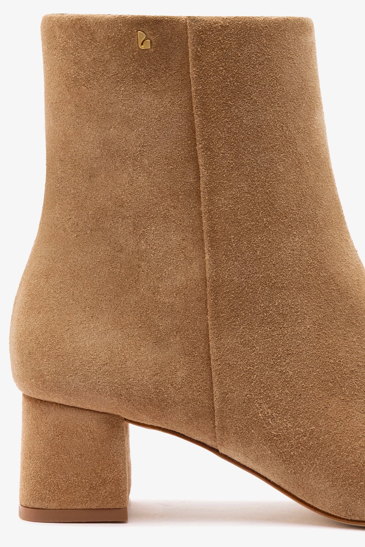 Mini Edie Boot In Peanut Suede