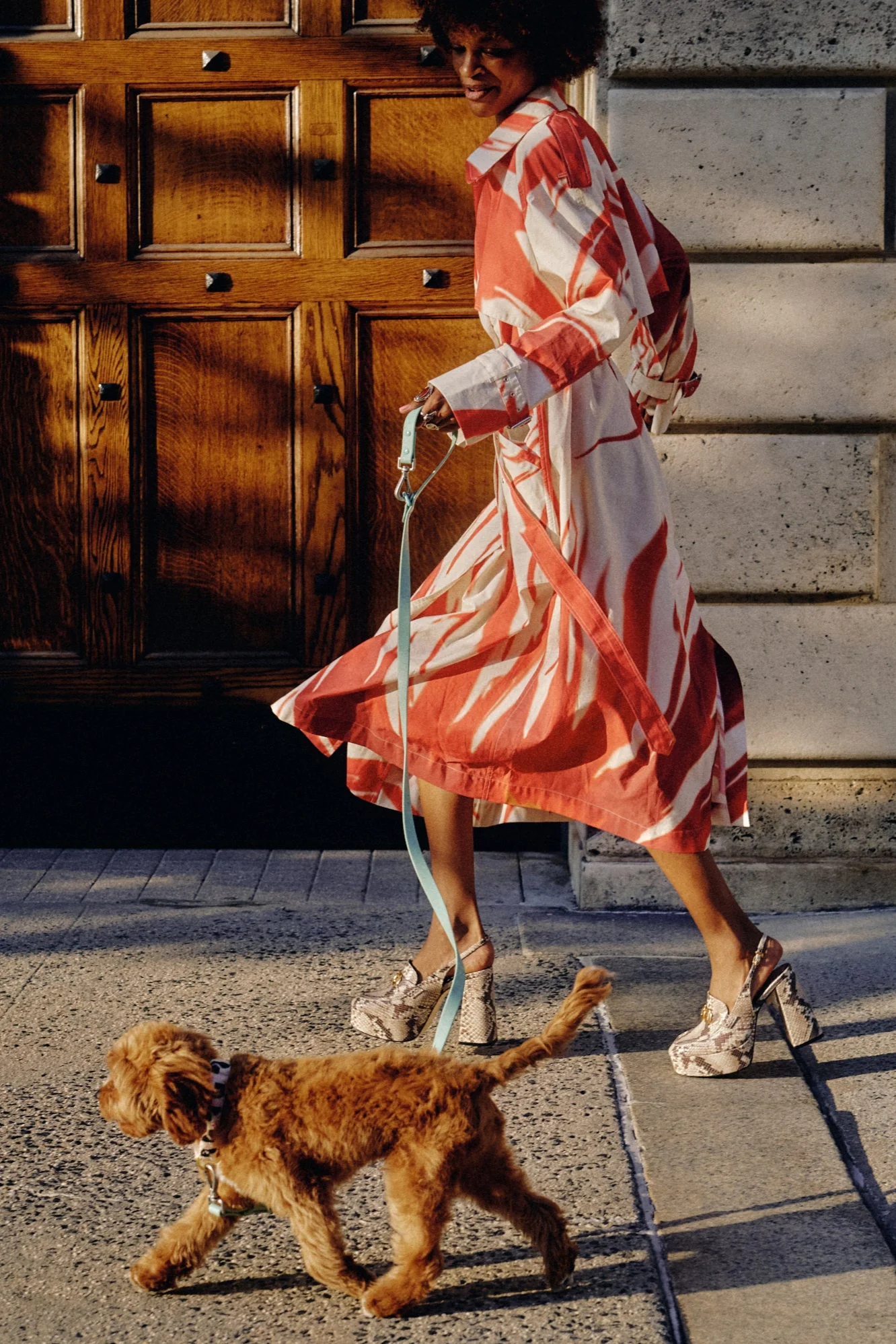 Harrington Loafer Hi In Neutral Snake Stamped Leather