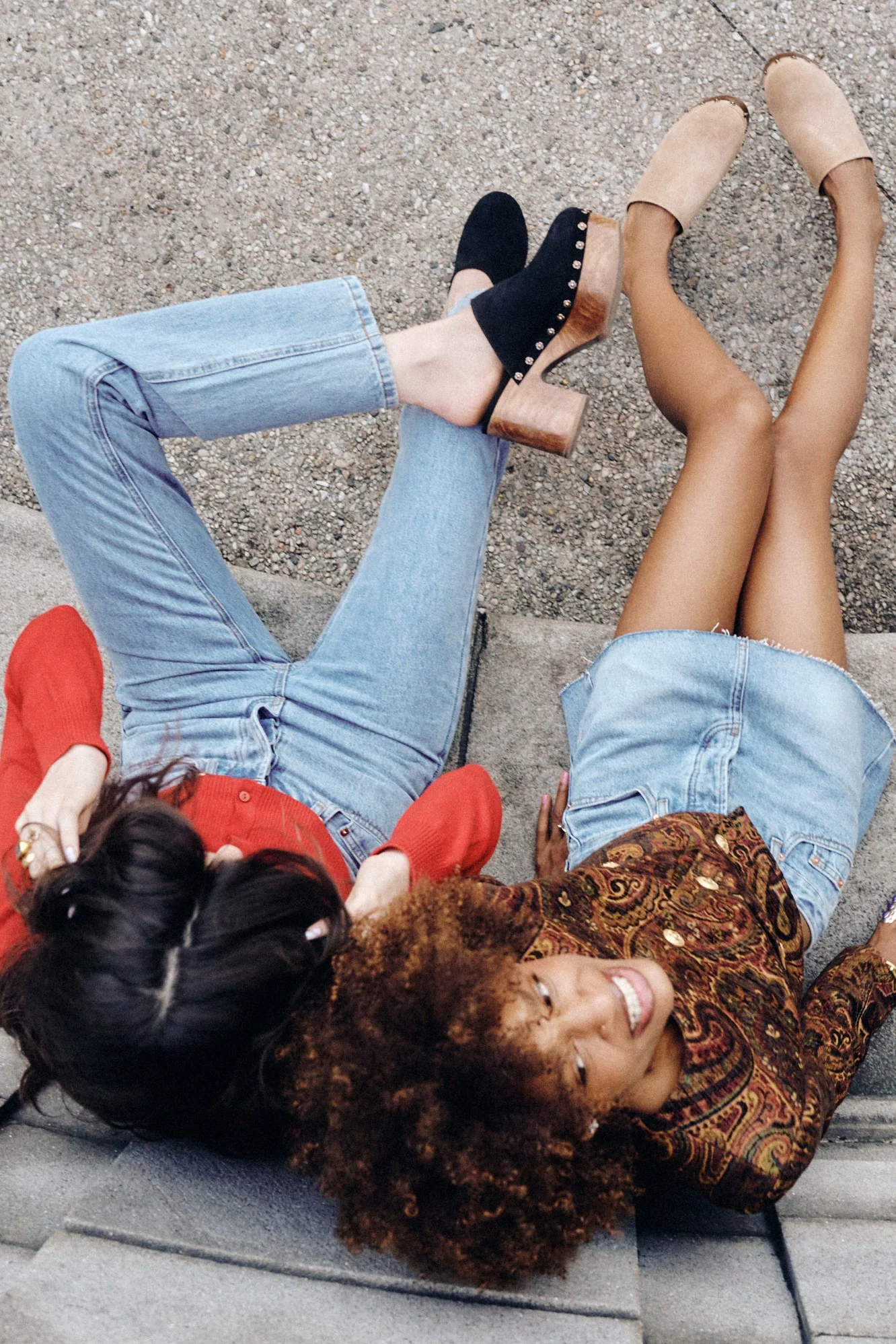 Miso Wooden Platform Clog In Black Suede