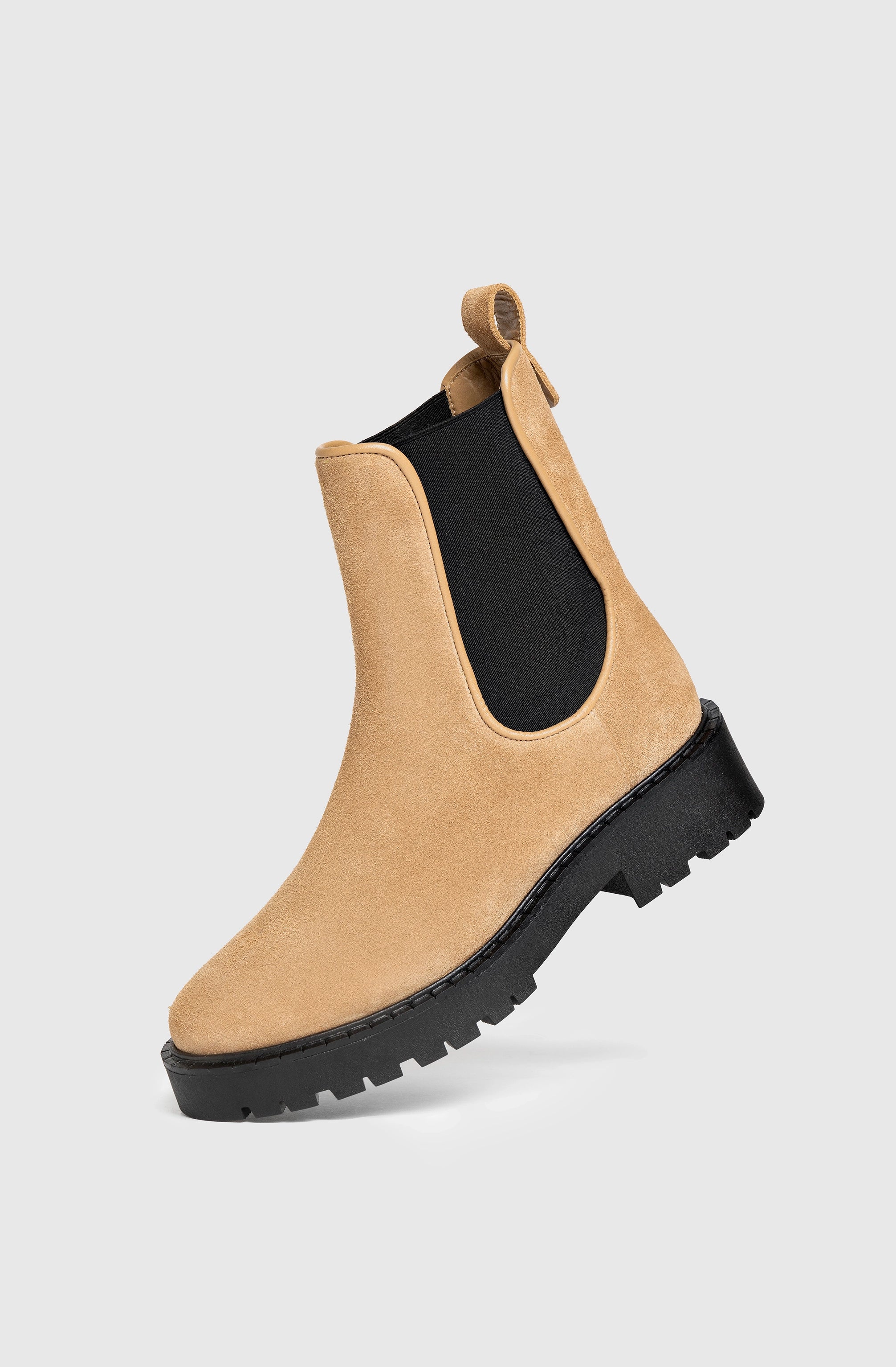 Sancha Boot In Peanut Suede