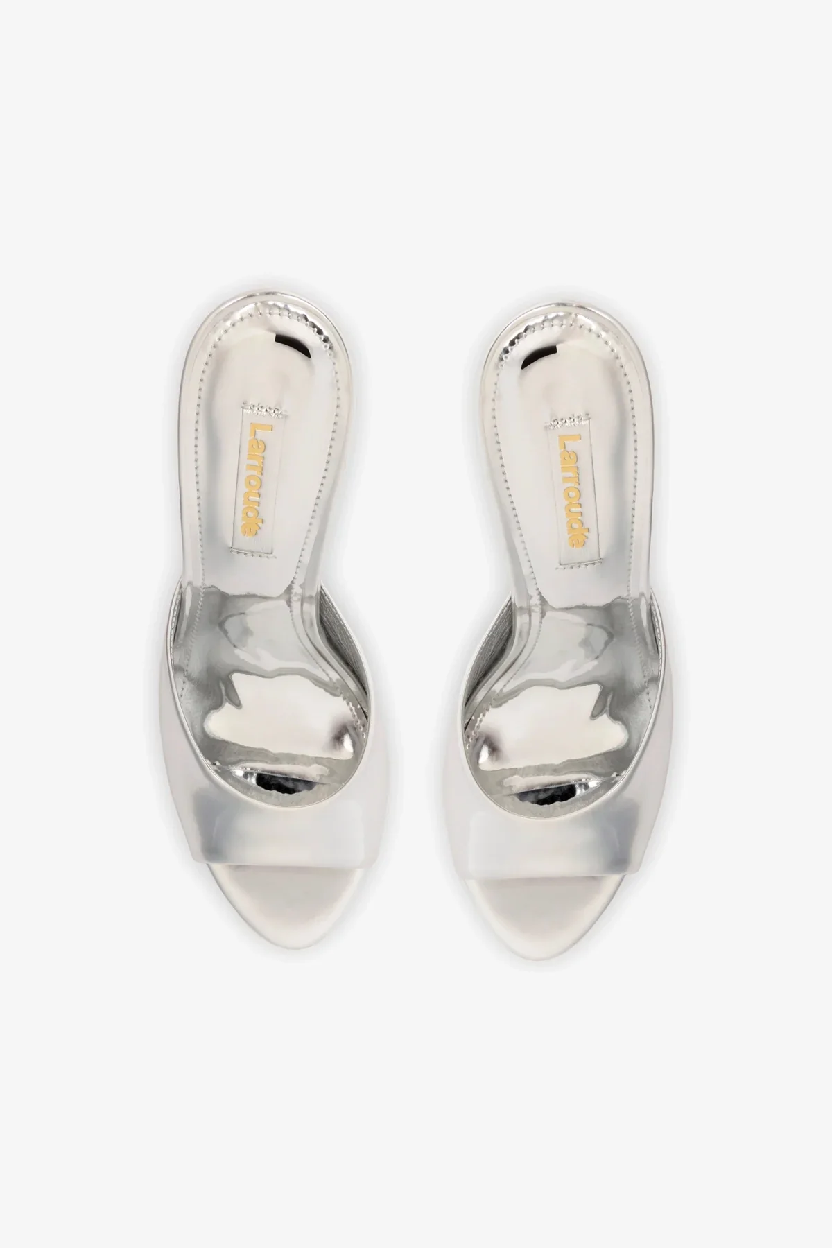 Jasmine Hi Mule In Silver Specchio