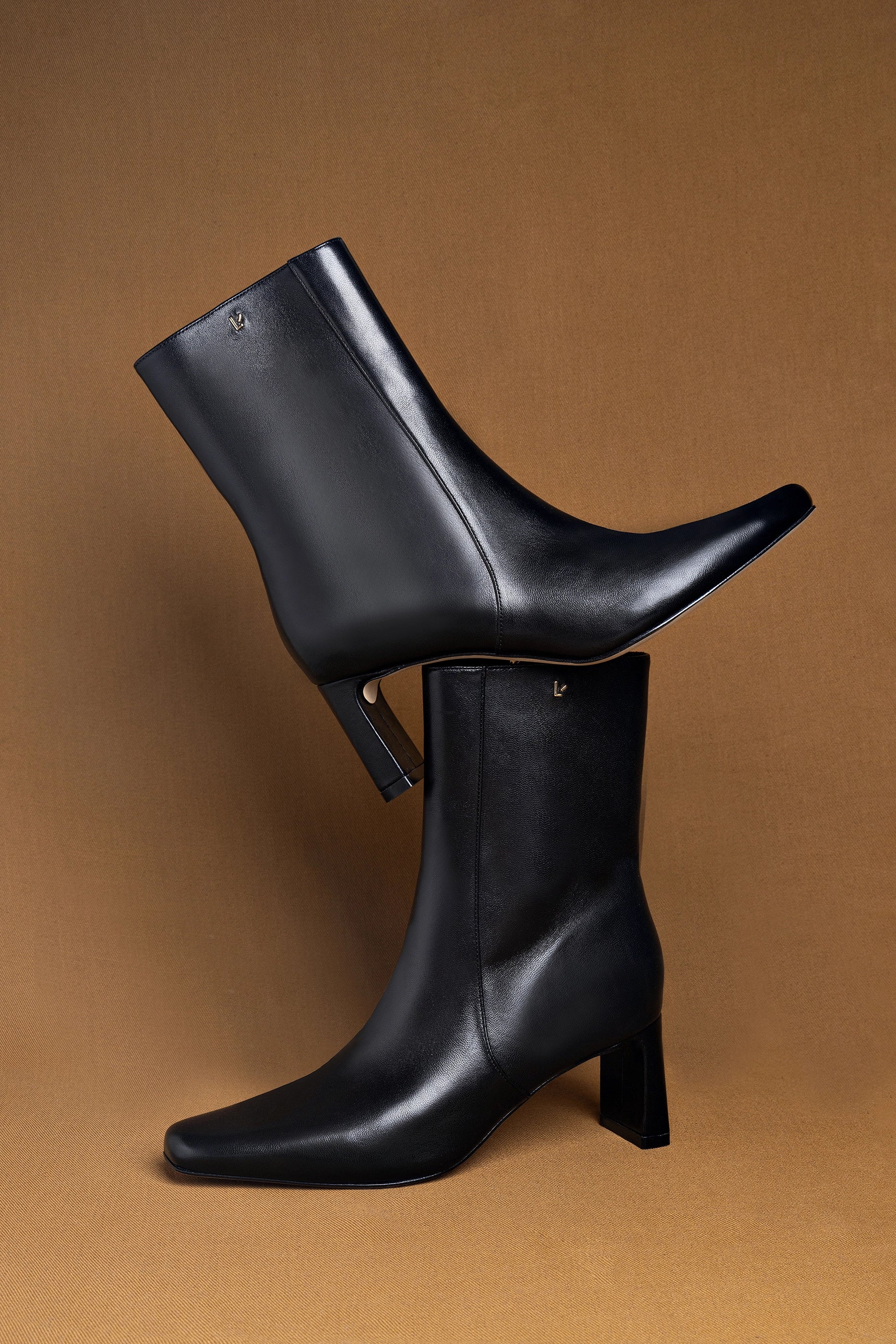 Alexis Bootie In Black Leather