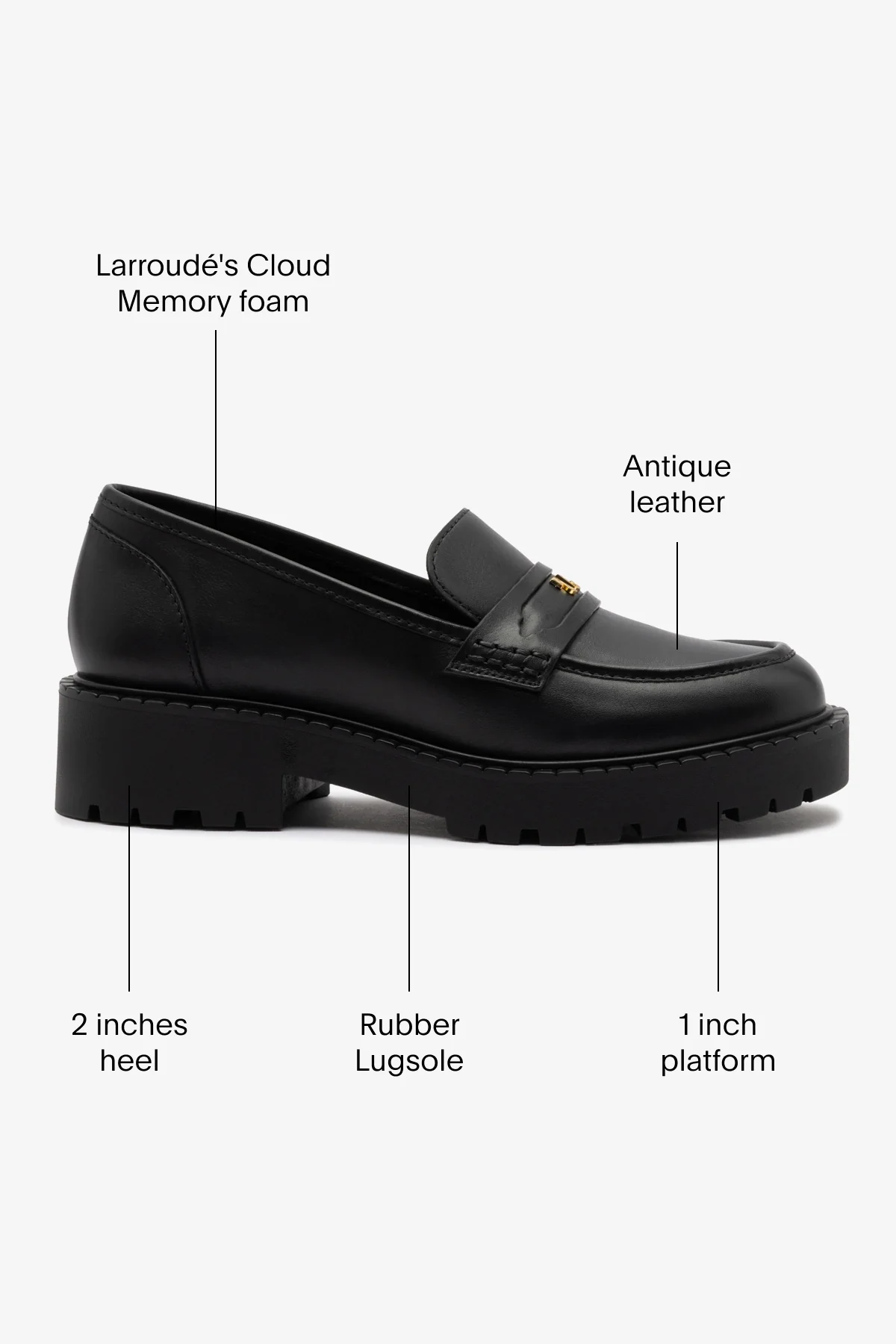 Suki Loafer In Black Leather