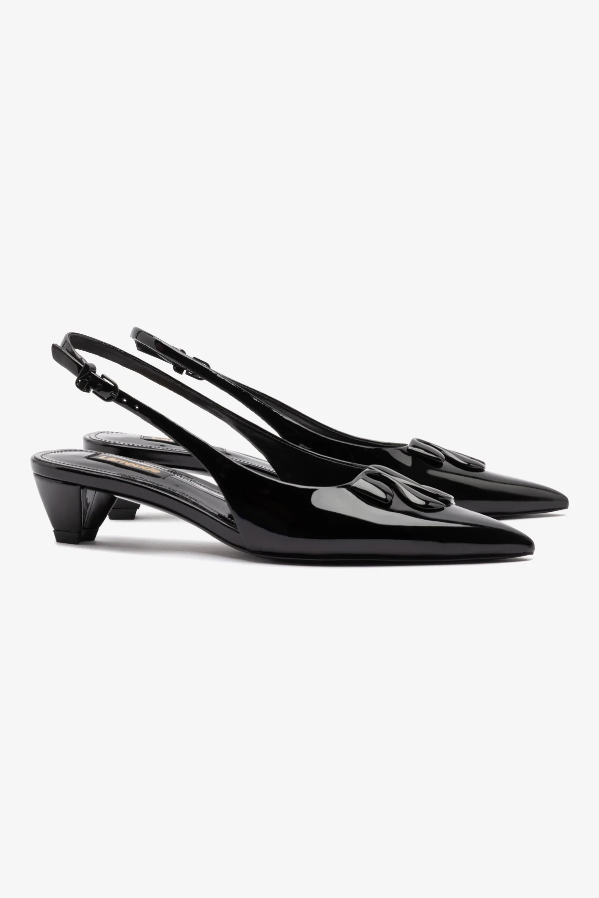 Kaitlan LL Low Pump In Black Patent Leather