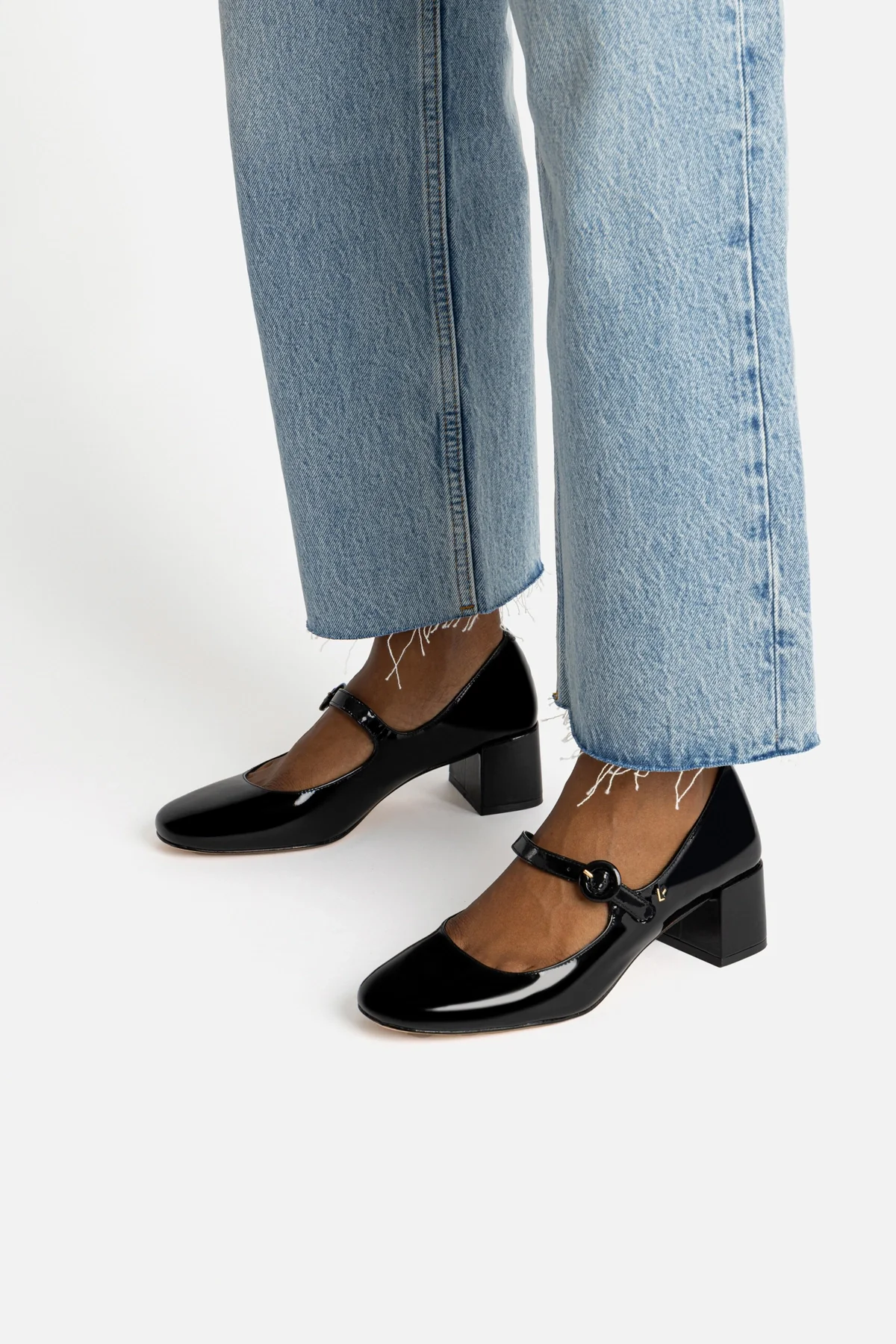 Blair Block Pump In Black Patent