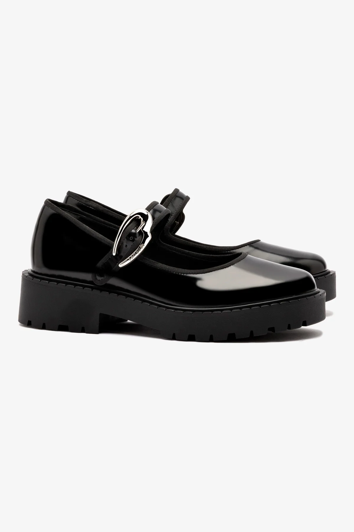 Wednesday Verona Flatform In Black Box Leather
