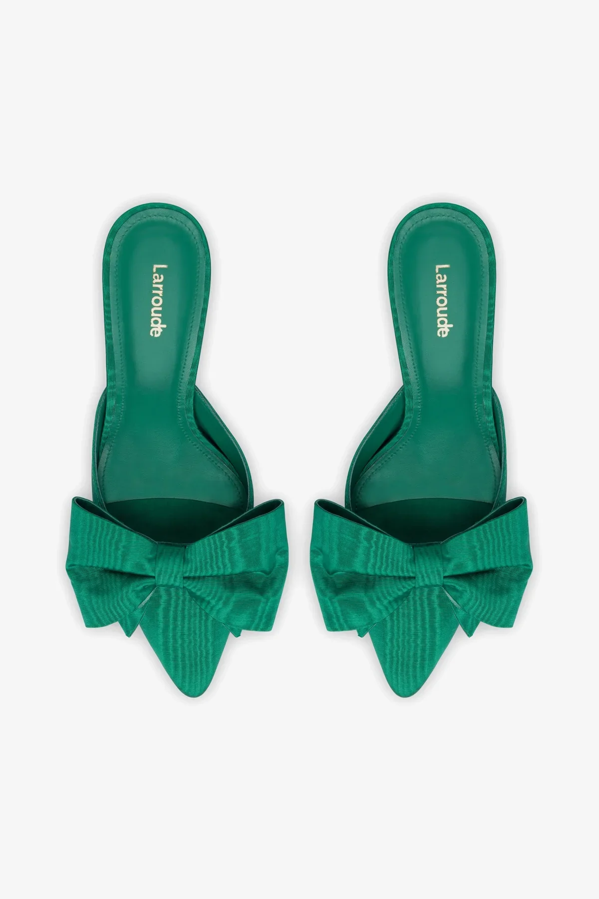 Mini Elle Pump In Emerald Fabric