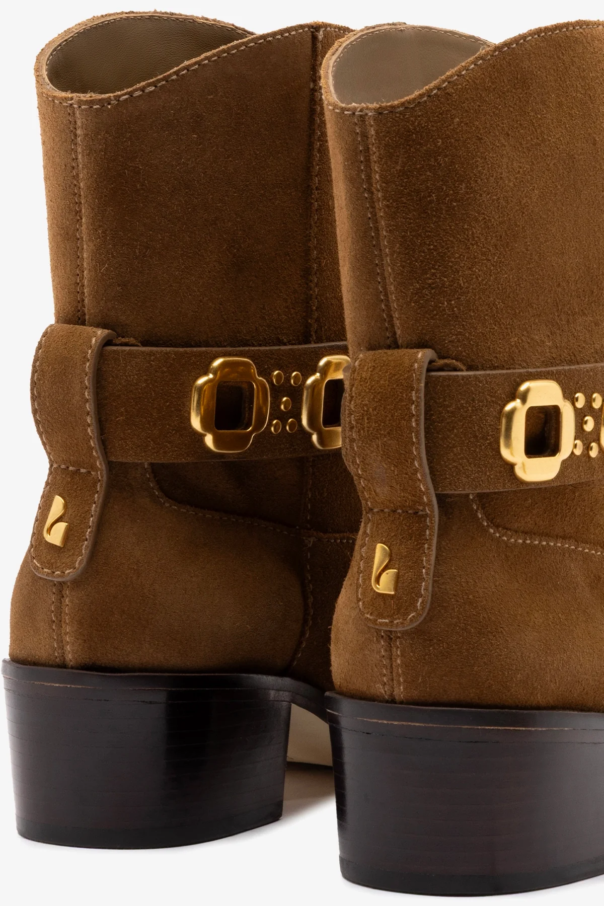 Milan Rodeo Bootie In Russet Suede