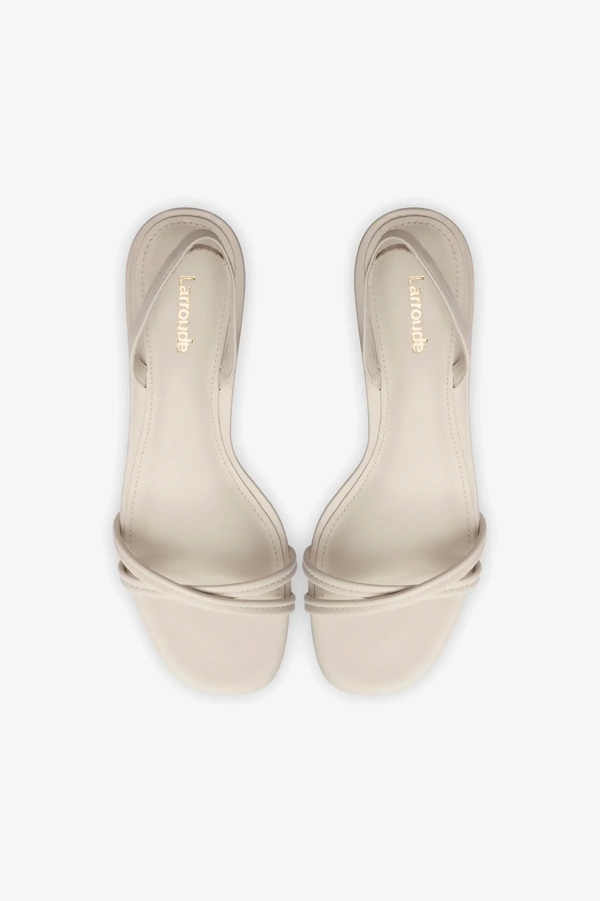 Mini Annie Sandal In Ivory Leather