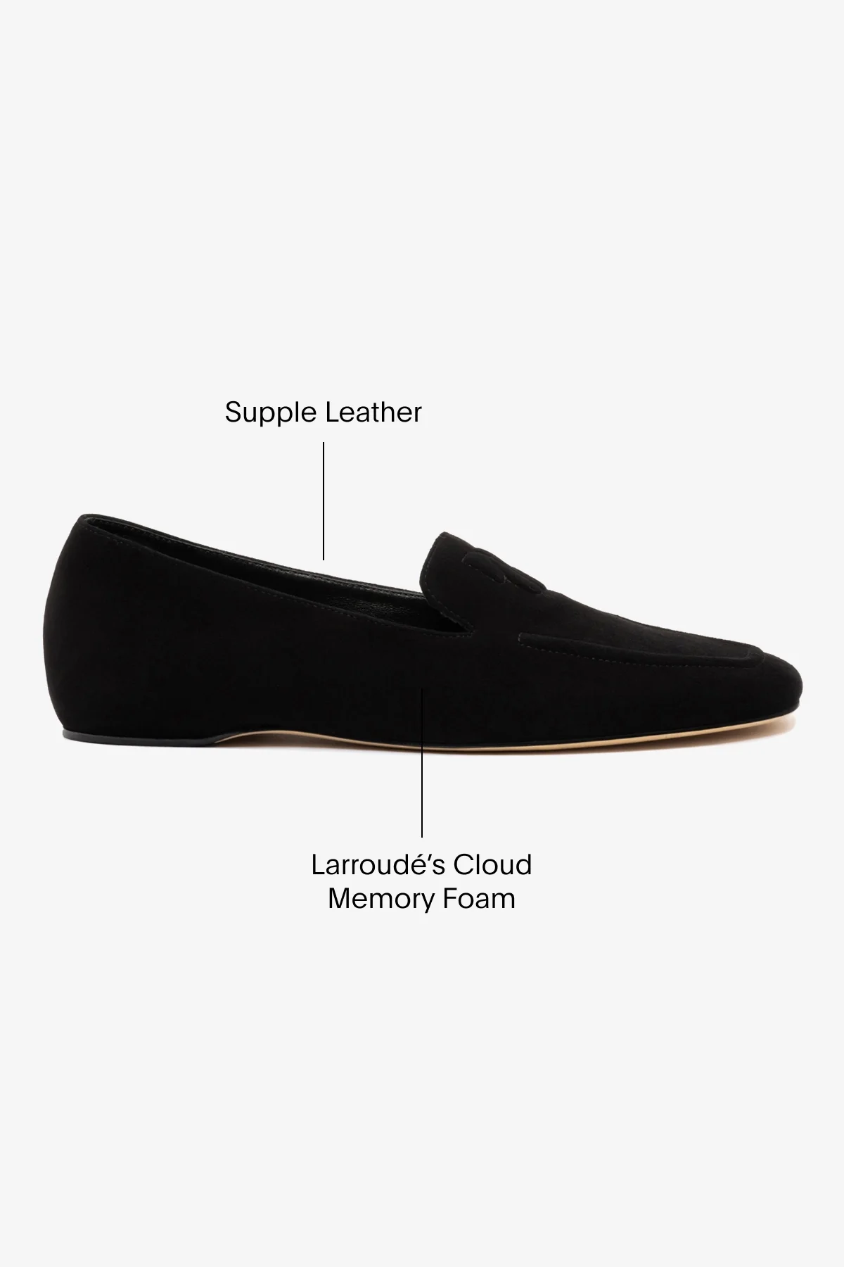 Penny Loafer In Black Suede
