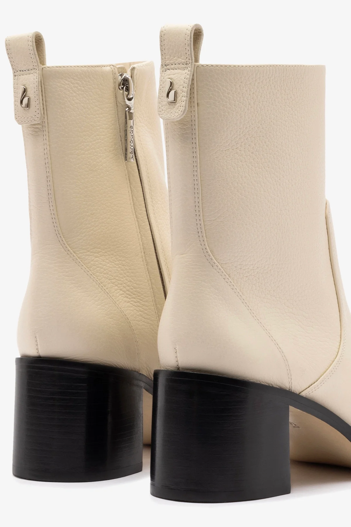 Mini Ricky Boot In Ivory Leather