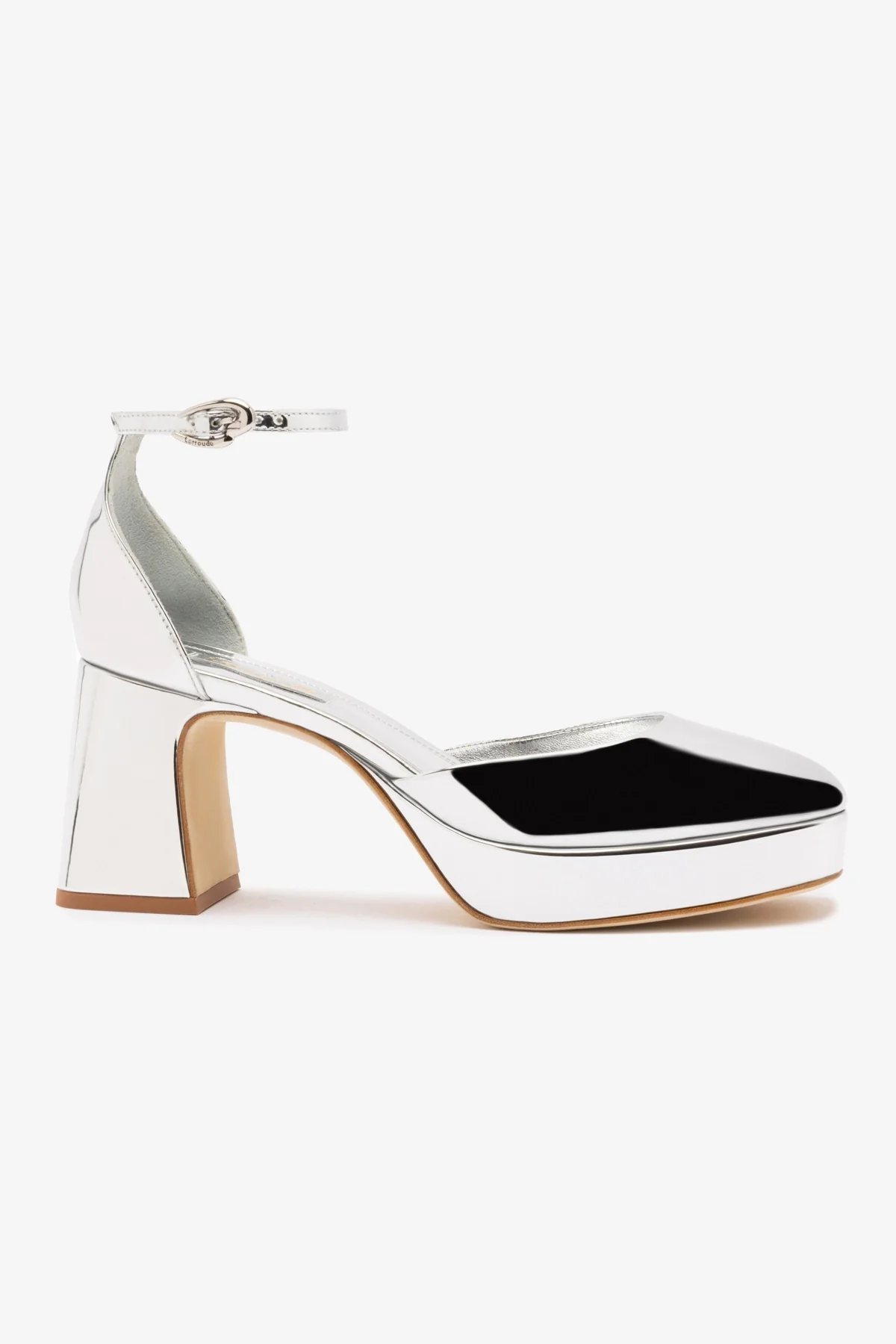 Ari Verona Low Pump In Silver Specchio