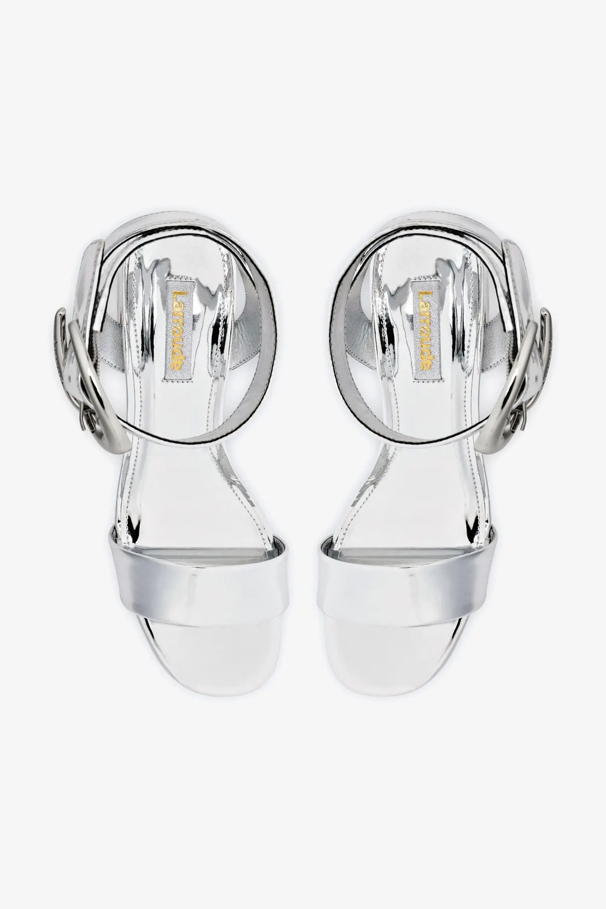 Dolly Verona Low Sandal In Silver Specchio