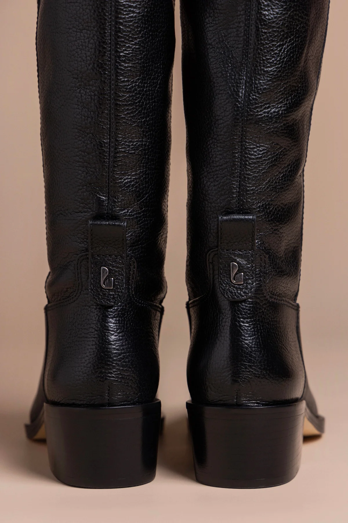 Florencia Hi Boot In Black Leather