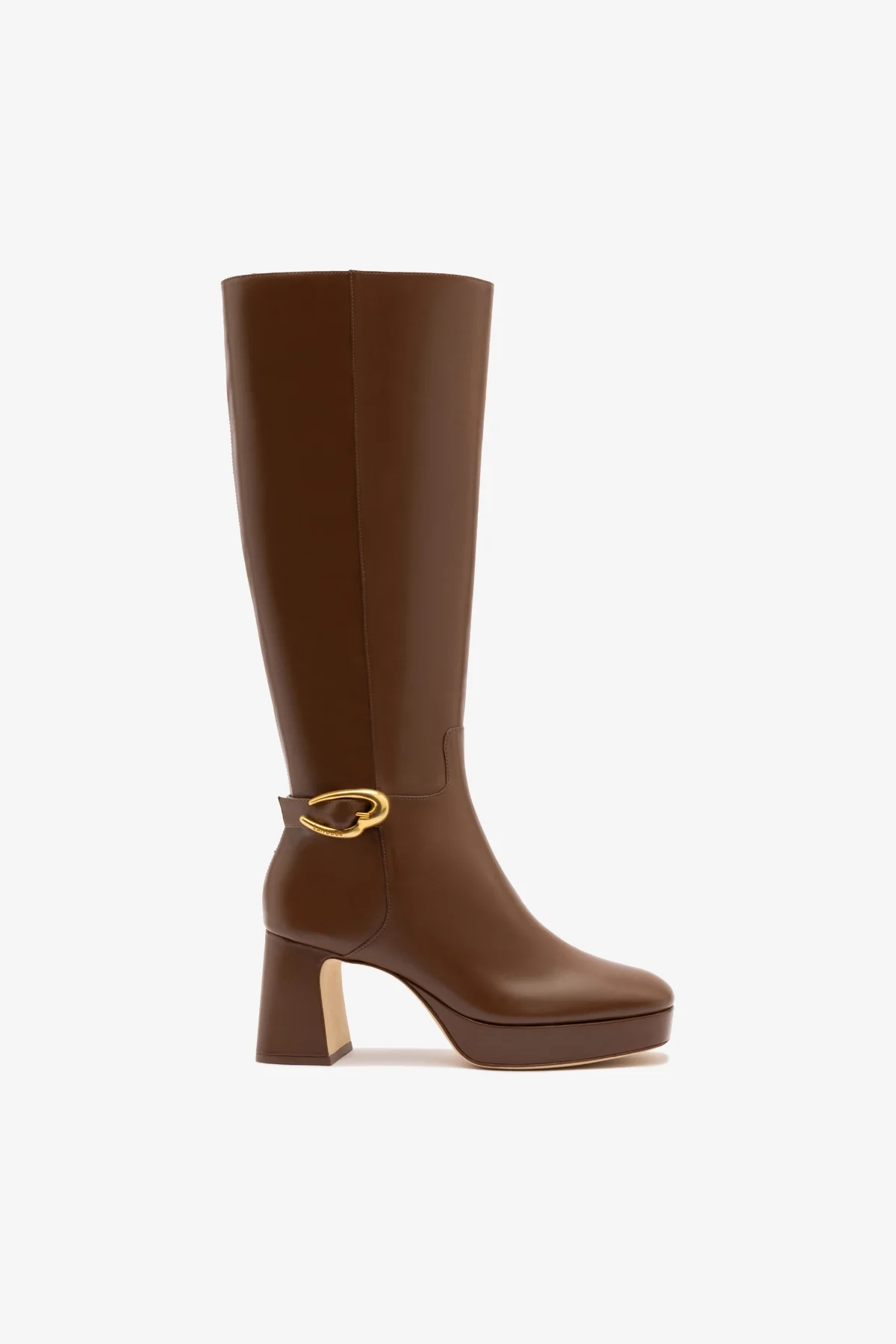 Dolly Verona Hi Boot In Burnt Umber Leather