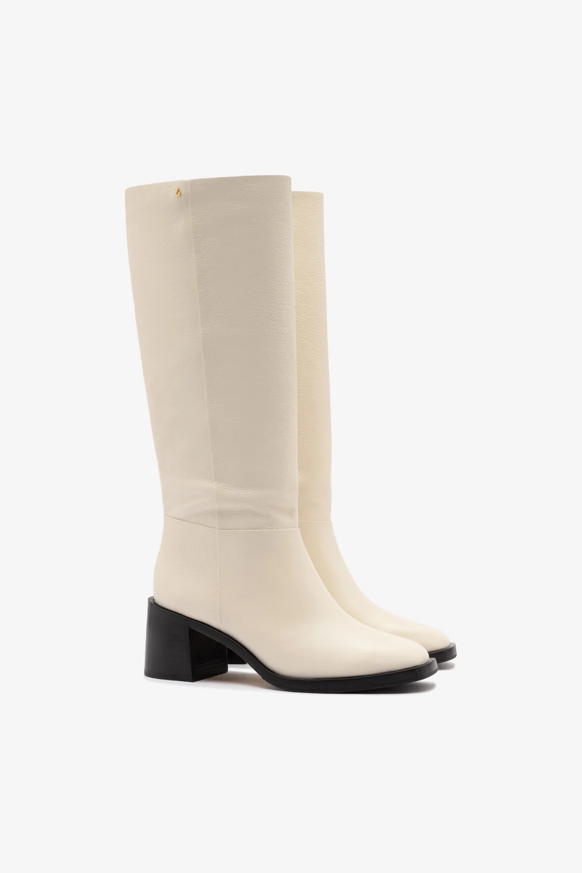 Ricky Boot In Ivory Leather