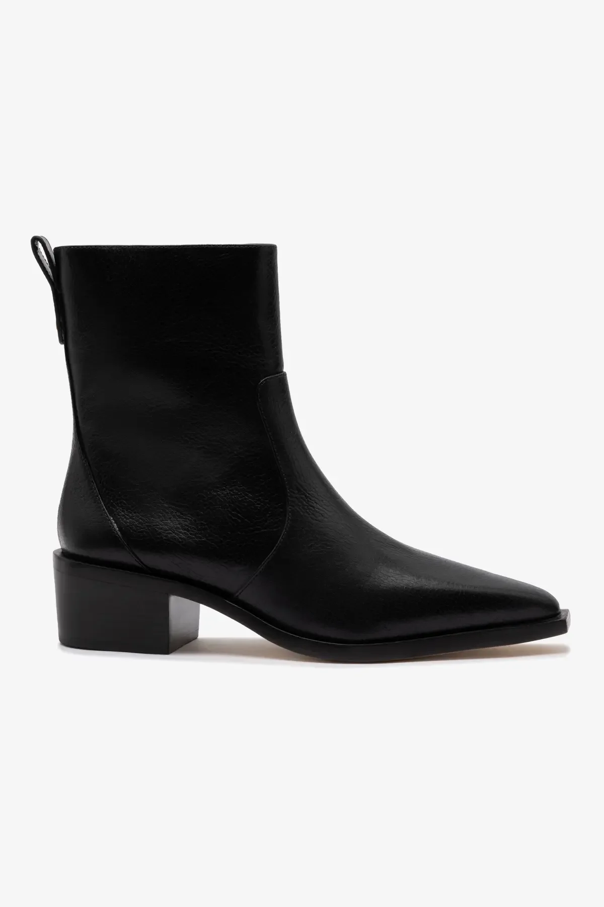 Florencia Low Boot In Black Leather