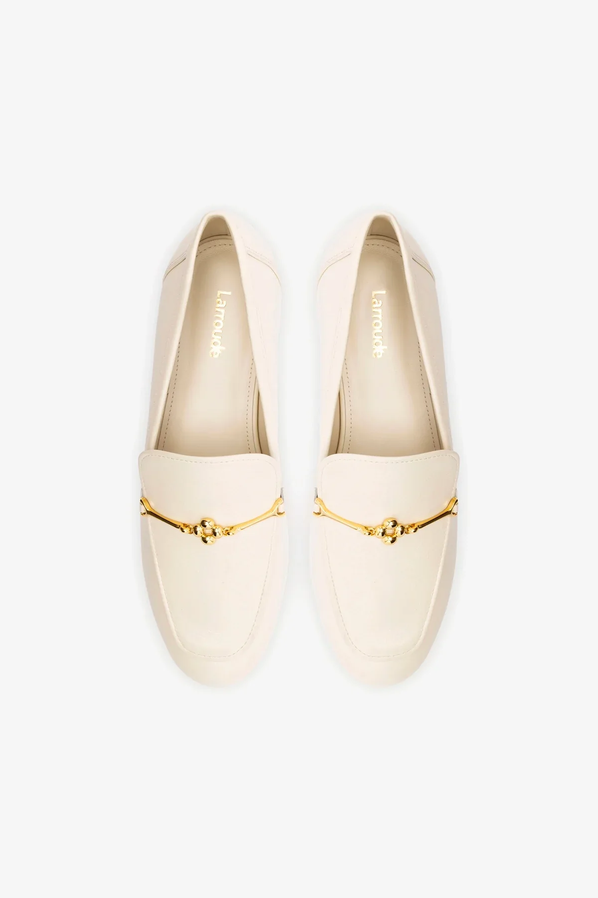 Katherine Loafer In Ivory Leather