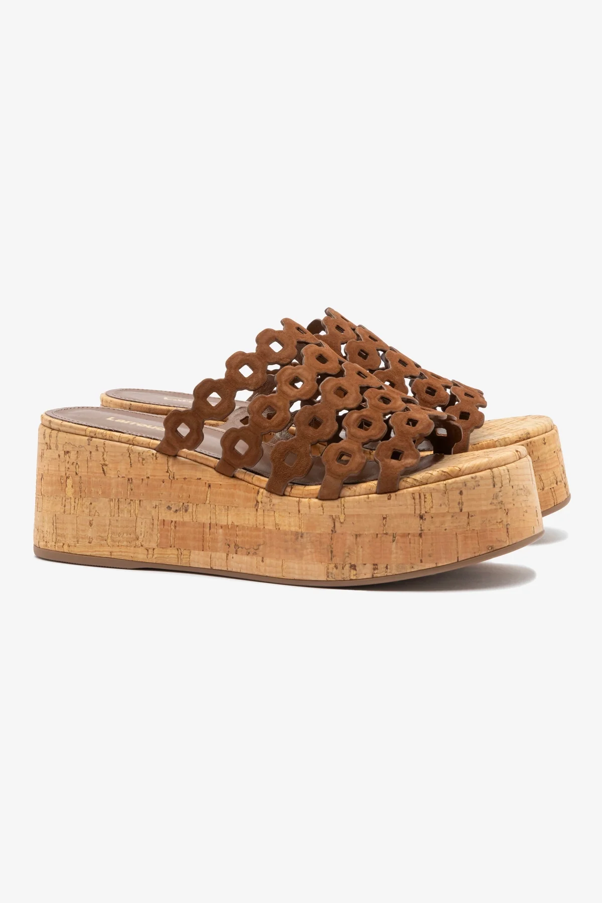 Charli Mule In Burnt Umber Suede