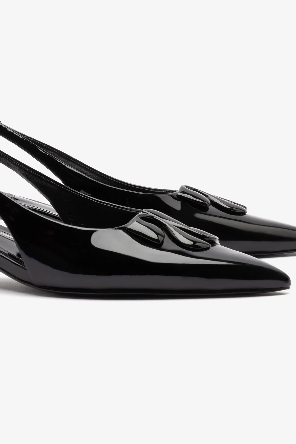 Kaitlan LL Low Pump In Black Patent Leather
