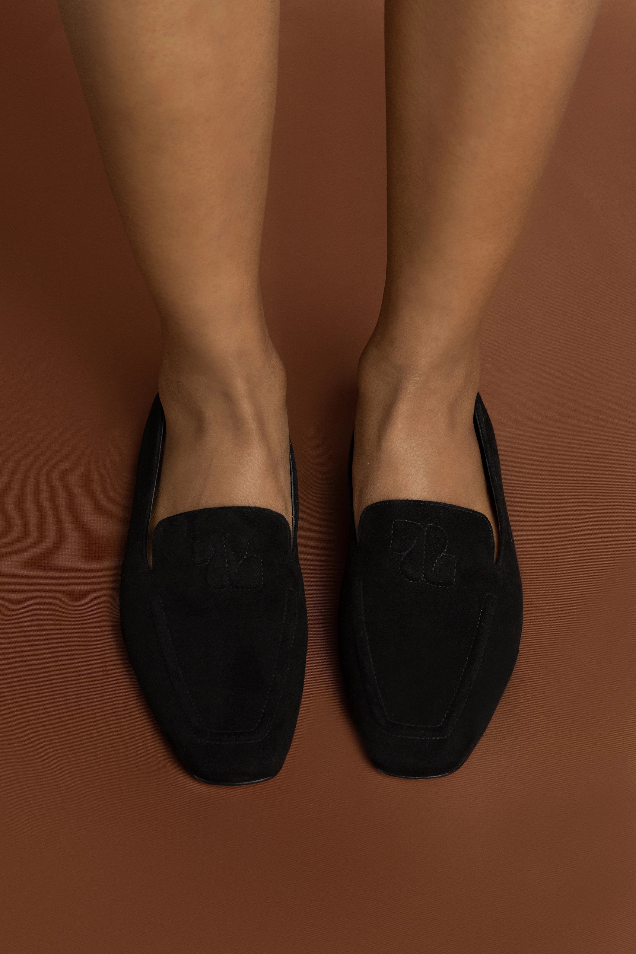 Penny Loafer In Black Suede