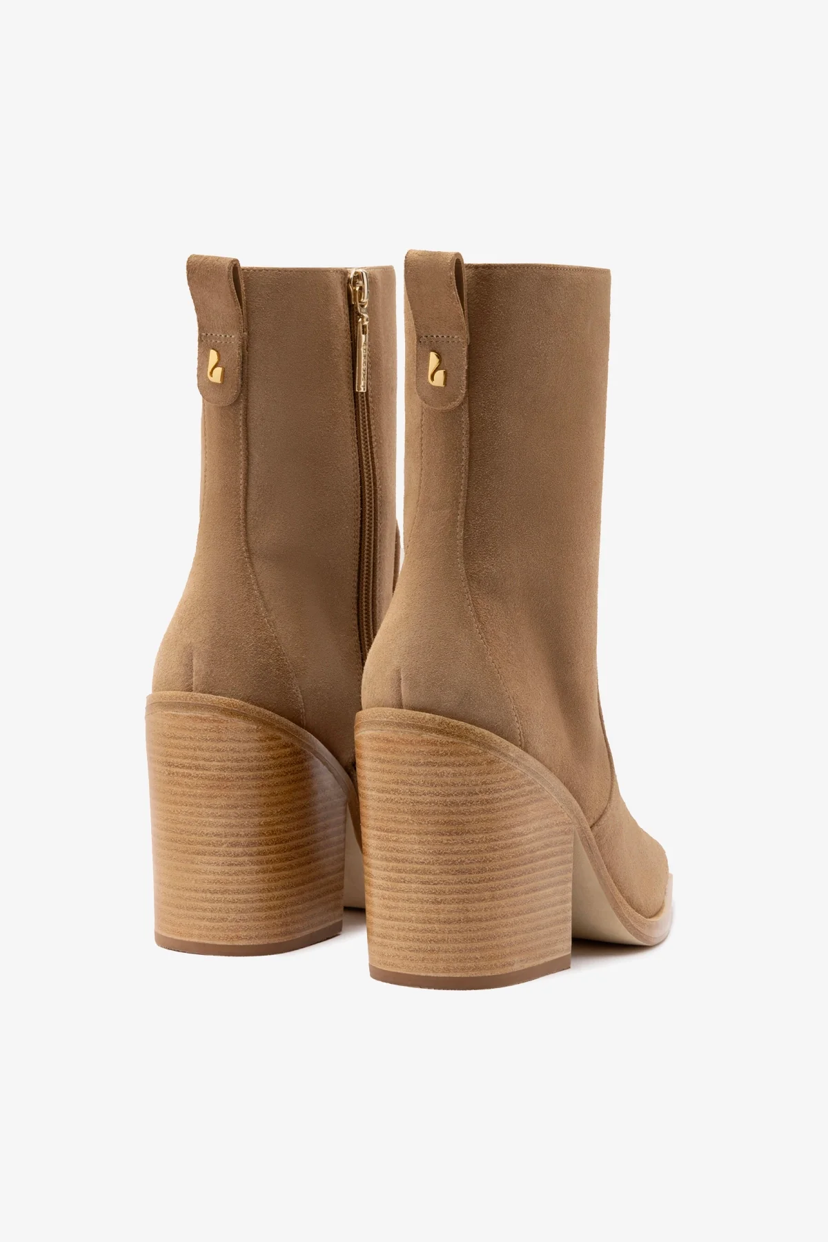 James Bootie In Peanut Suede