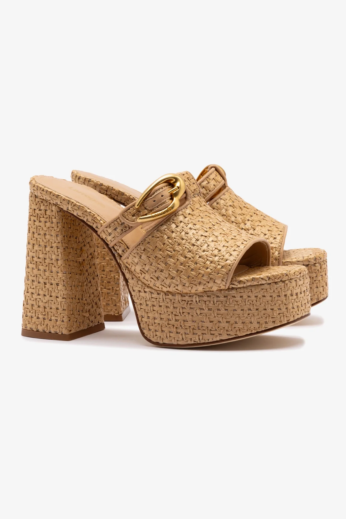 Dolly Verona Mule In Natural Raffia
