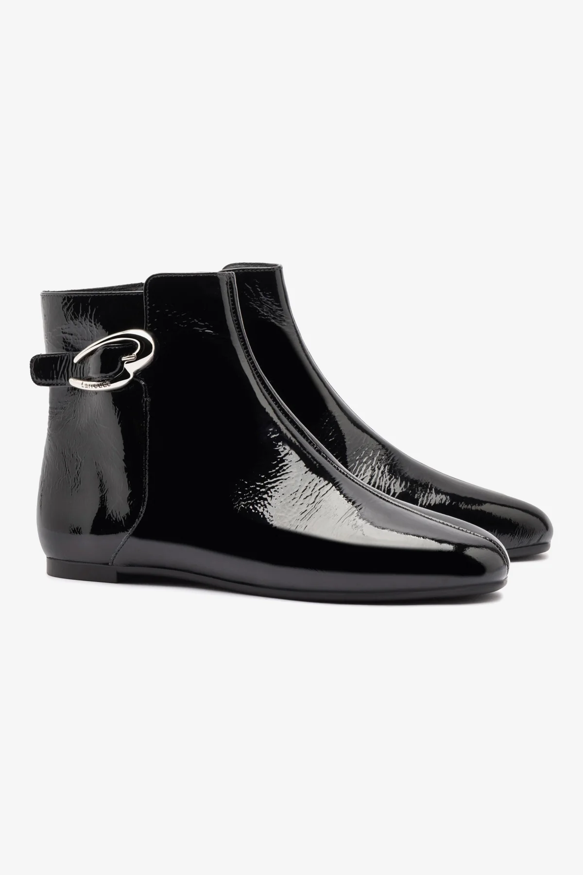 Mini Verona Boot In Black Patent Leather