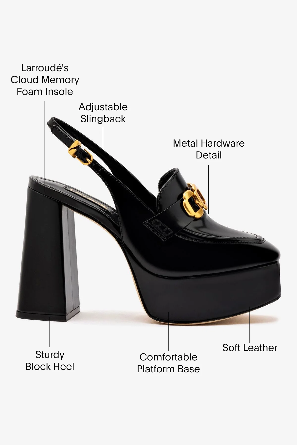 Harrington Loafer Hi In Black Box Leather