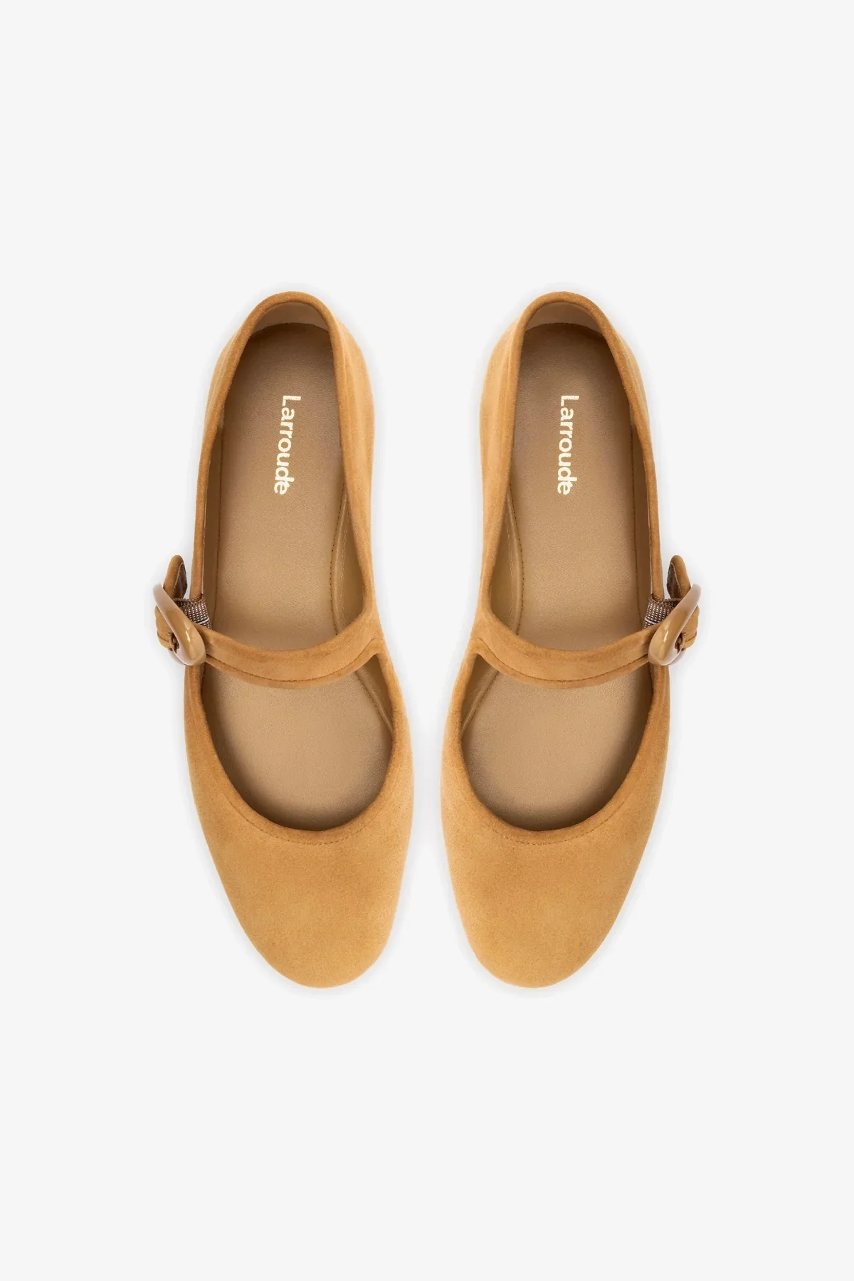 Verona Ballet Flat In Peanut Suede