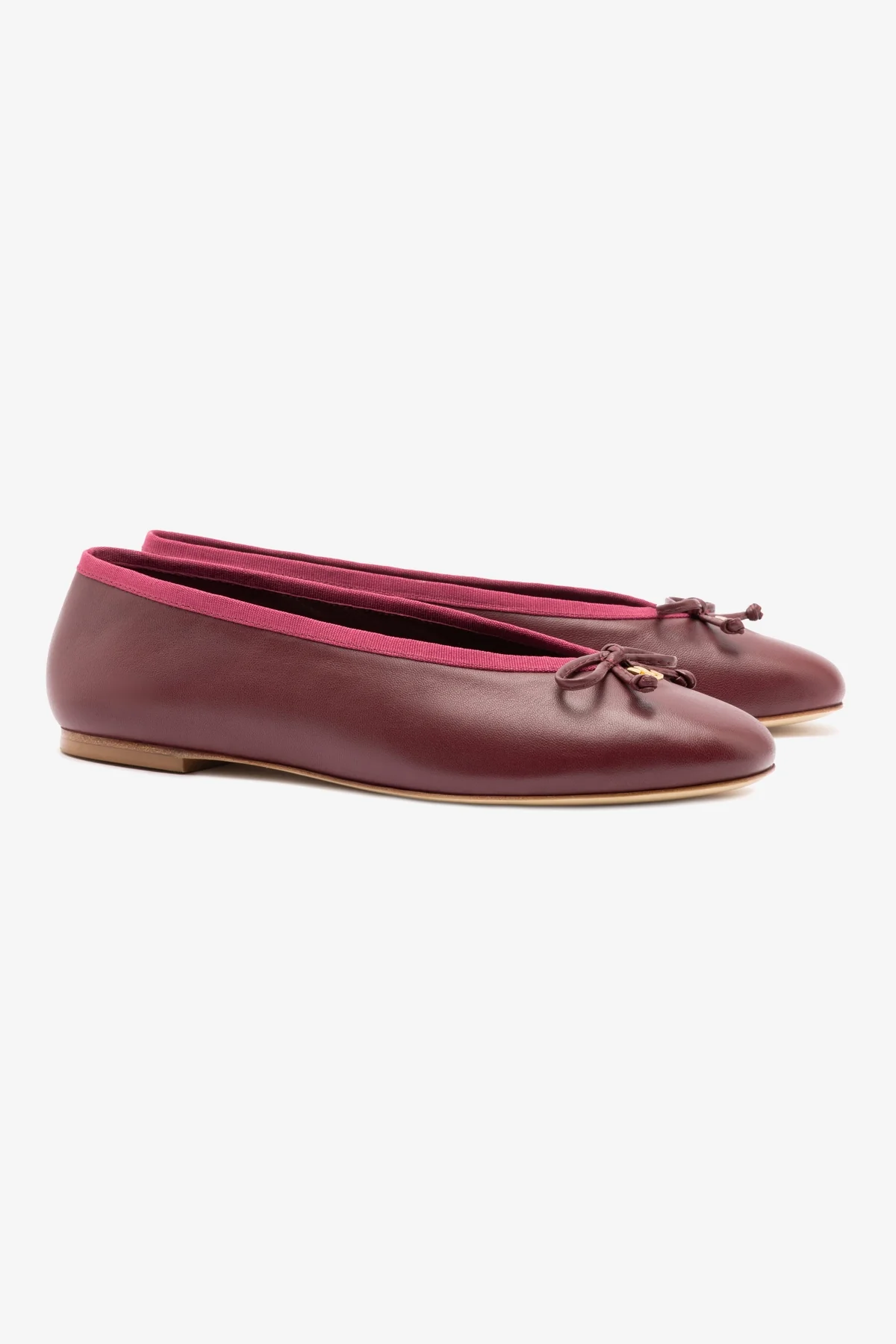 Pavlova Ballet Flat In Burgundy Leather