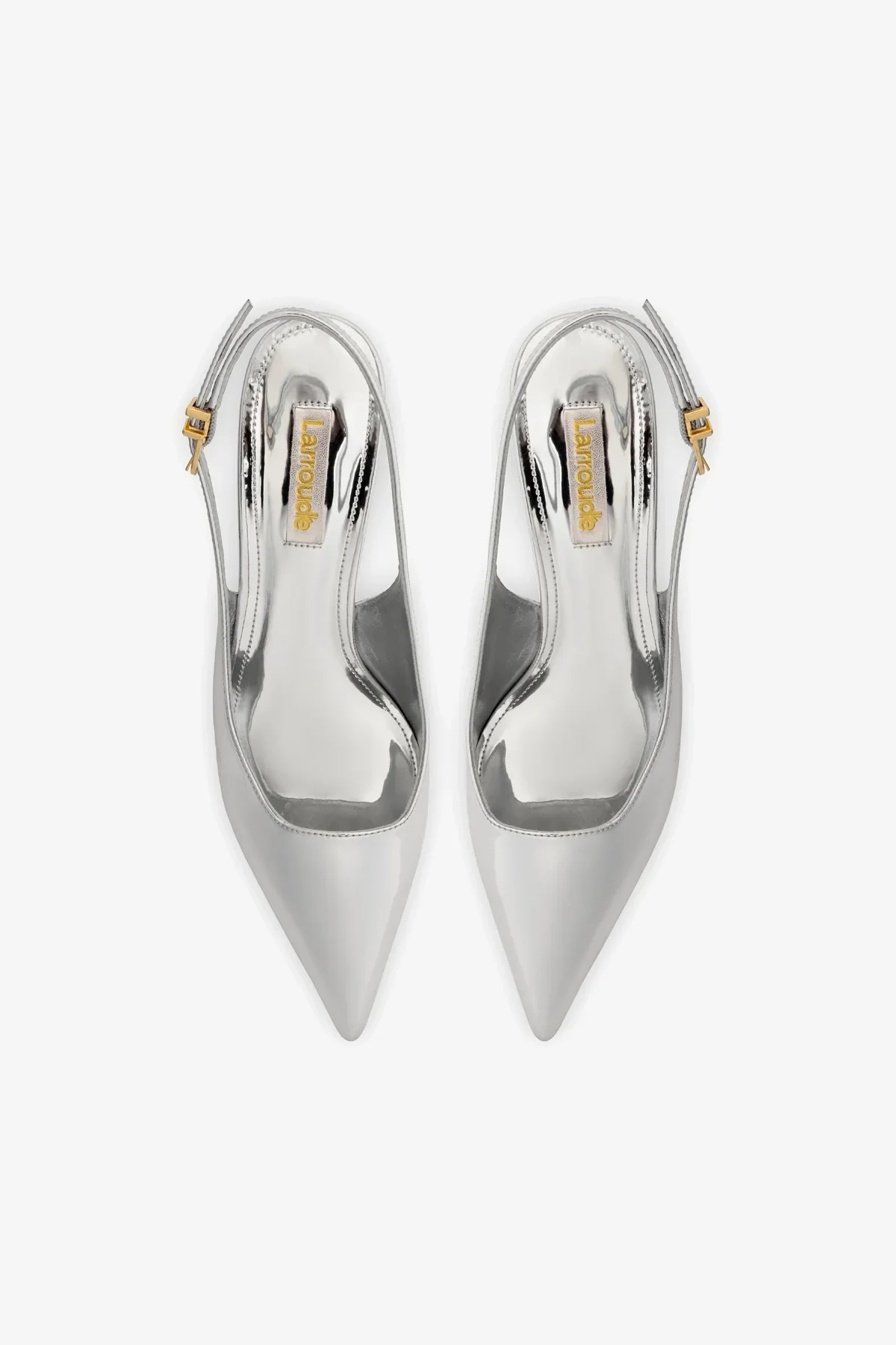 Loulou Pump In Silver Specchio