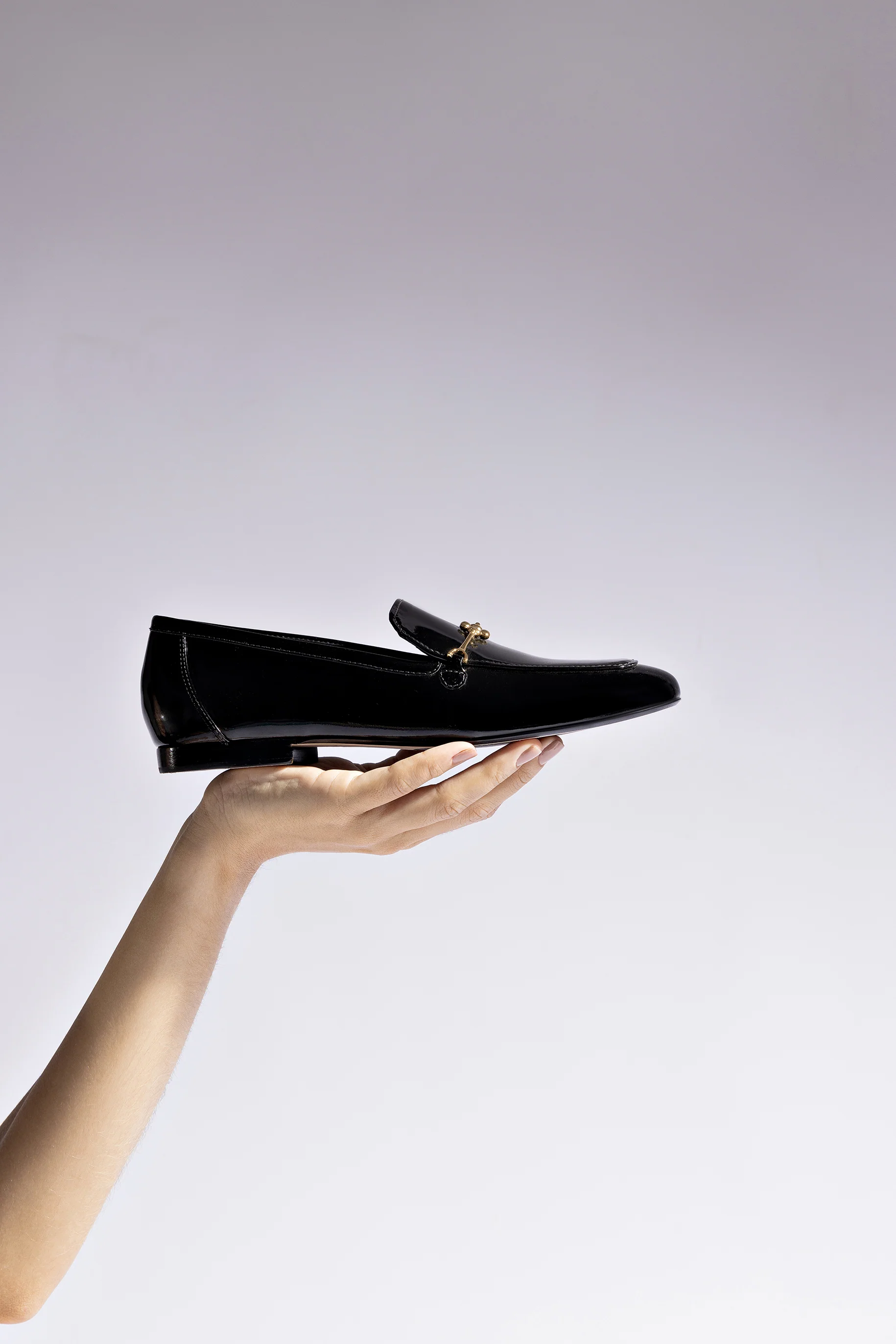 Katherine Loafer In Black Patent Leather