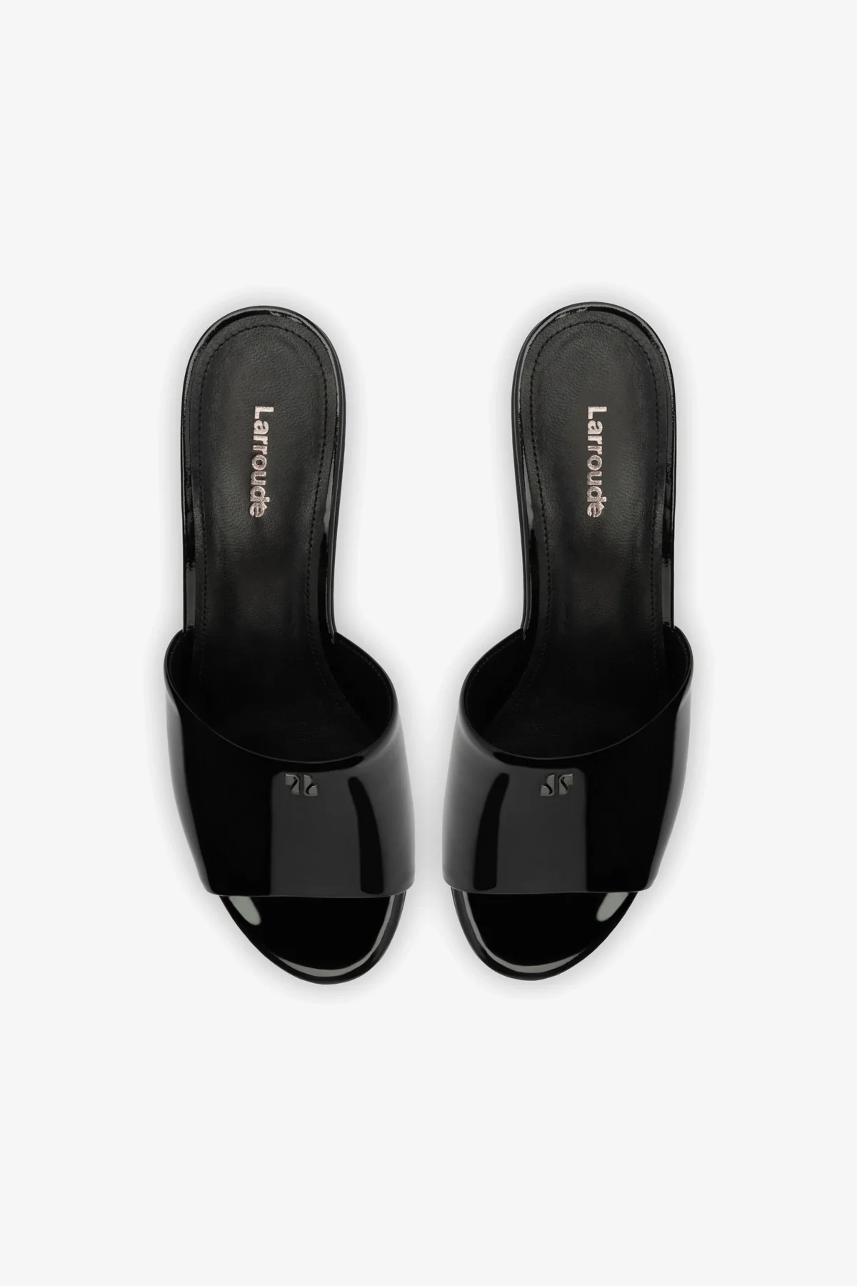 Miso Platform Mule In Black Patent Leather