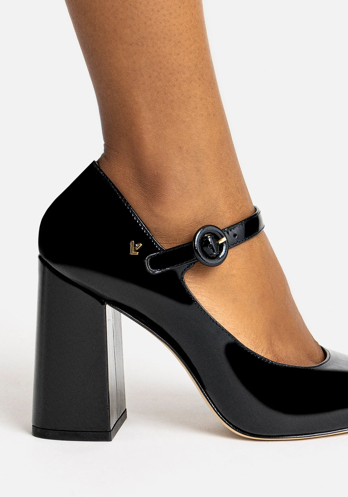 Blair Hi Pump In Black Patent Leather