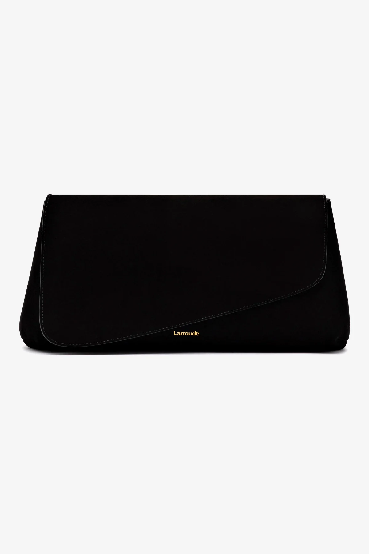 Venice Flat Mule and Pouch Kit In Black Suede