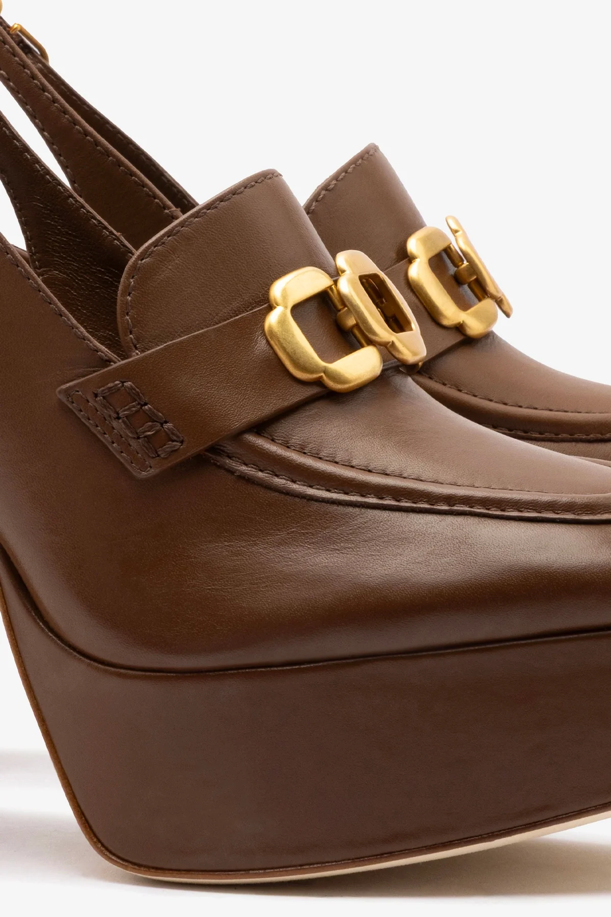 Harrington Hi Loafer In Burnt Umber Leather