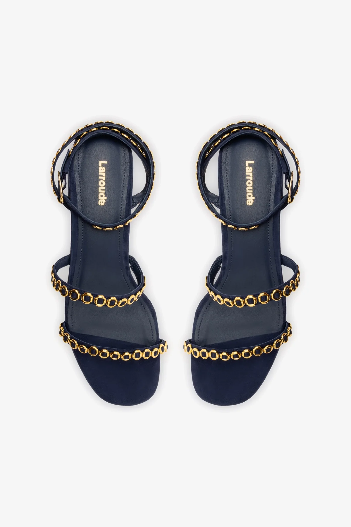Gio Milanina Sandal In Navy Suede