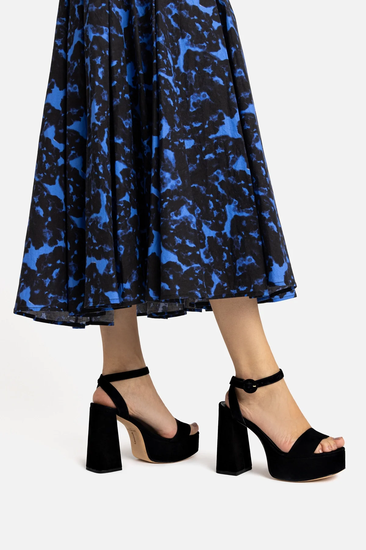 Dolly Sandal In Black Suede