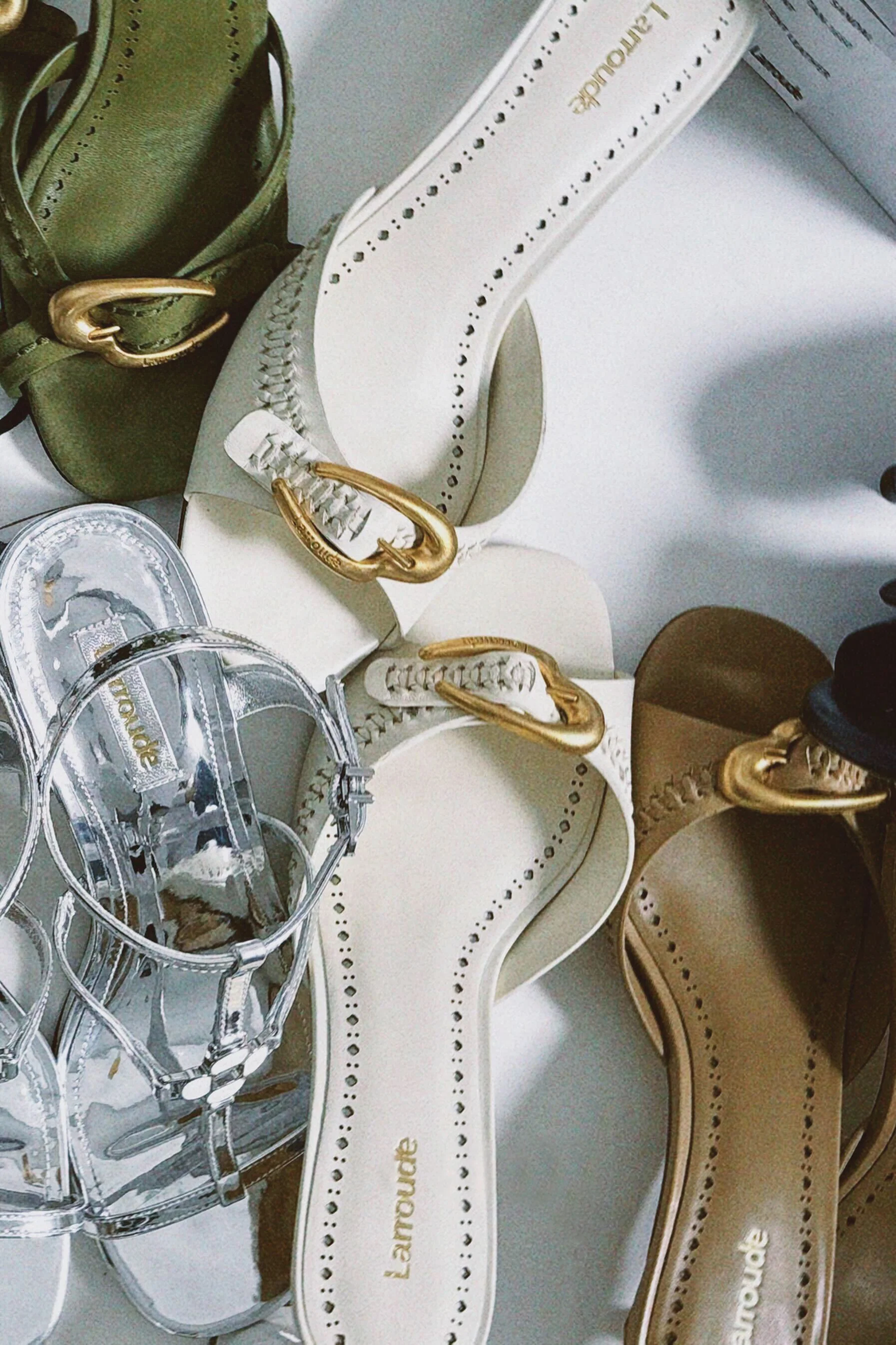 Verona Mule In Ivory Leather