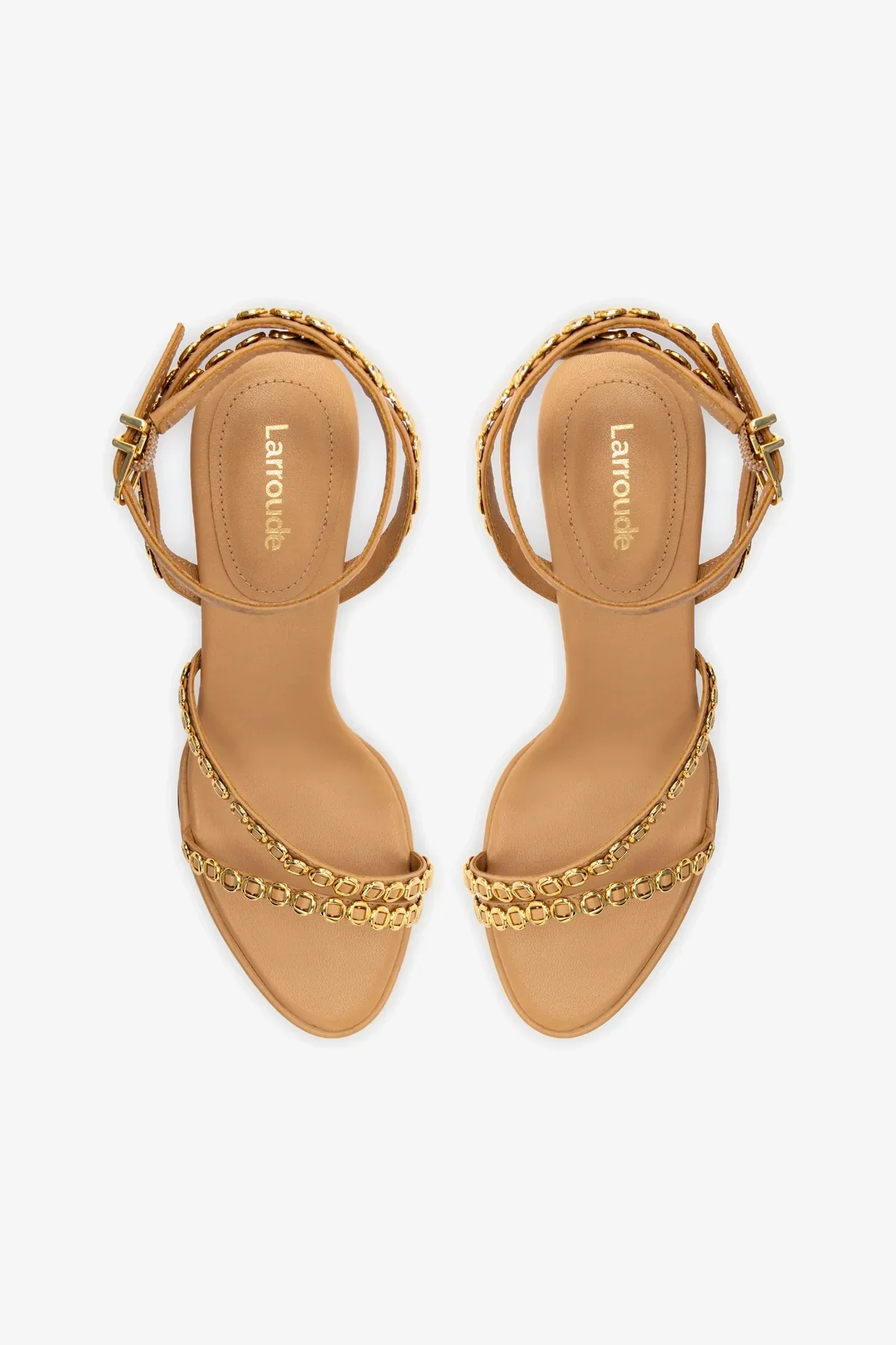 Milanina Mini Sandal In Tan Leather