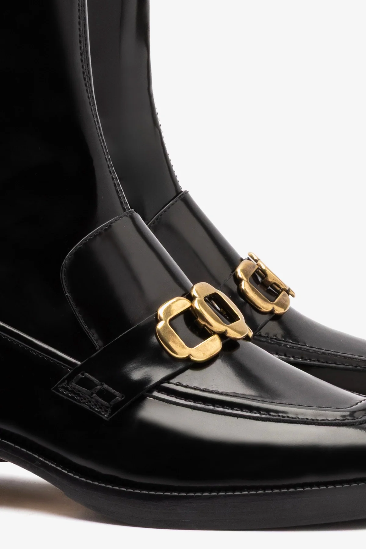 Harrington Boot In Black Box Leather