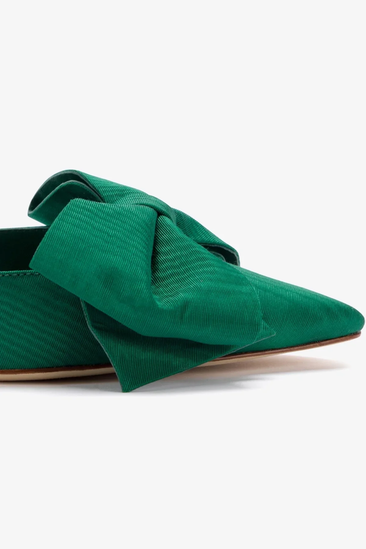 Mini Elle Pump In Emerald Fabric
